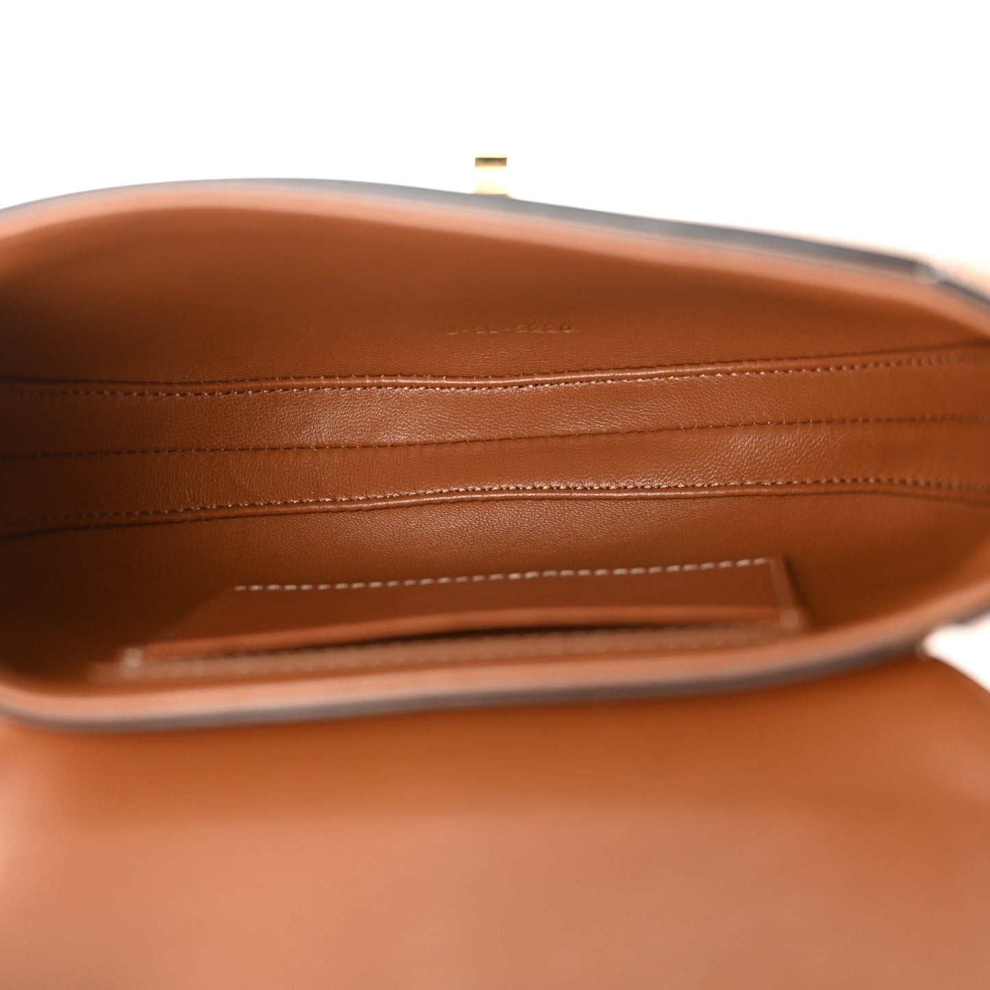 Natural Calfskin Besace Small 16 Tan