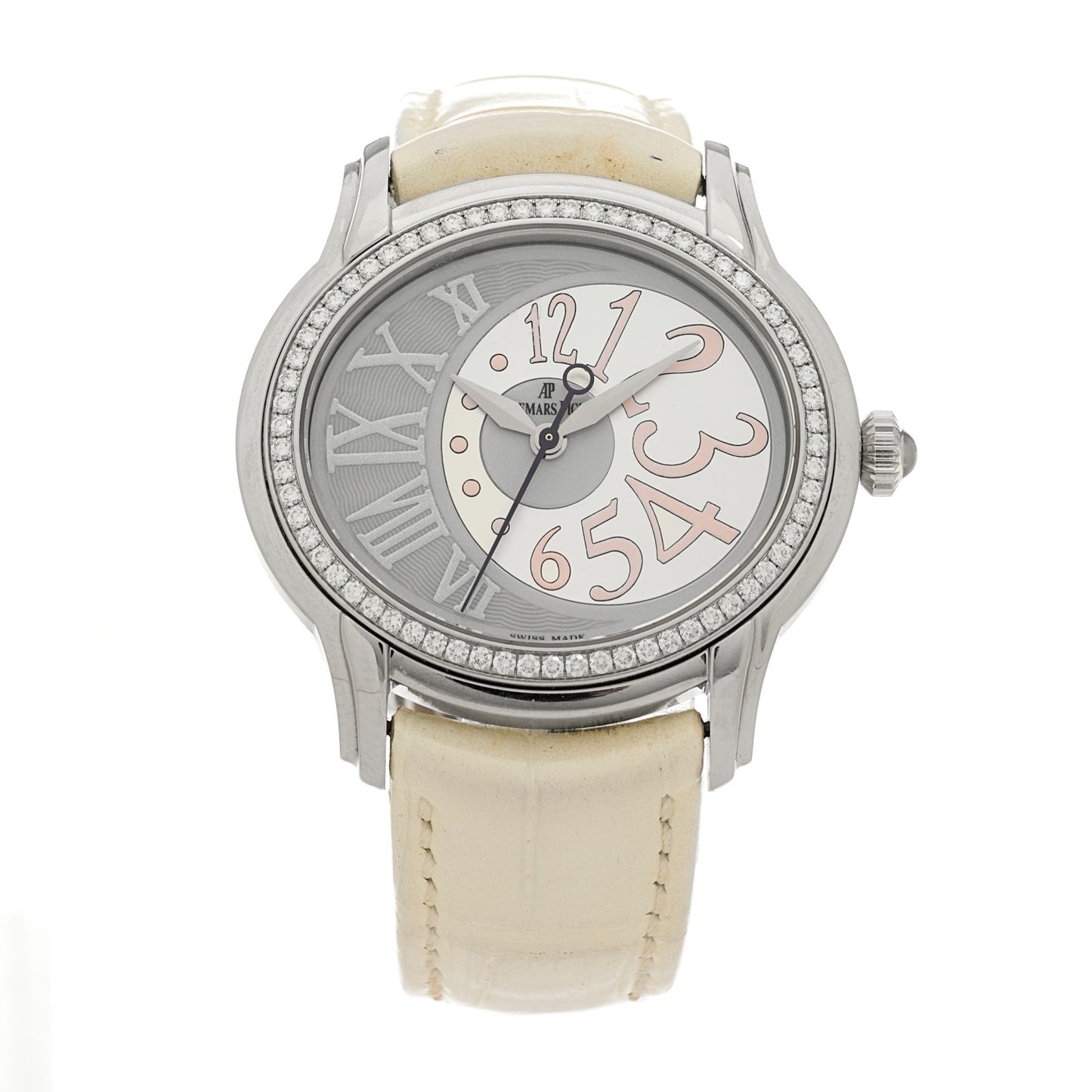 Stainless Steel Alligator Diamond Bezel 41mm Millenary Power Reserve Automatic Watch 77301ST.ZZ.D009CR.01