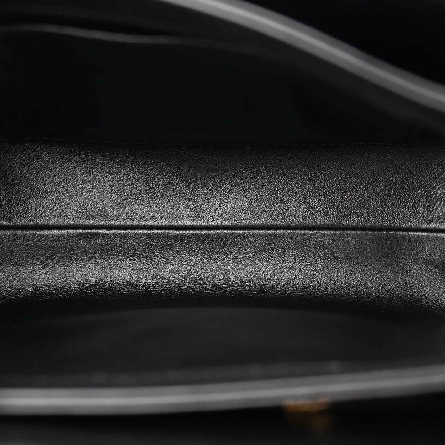 Lambskin Quilted Small Color Match Flap Black