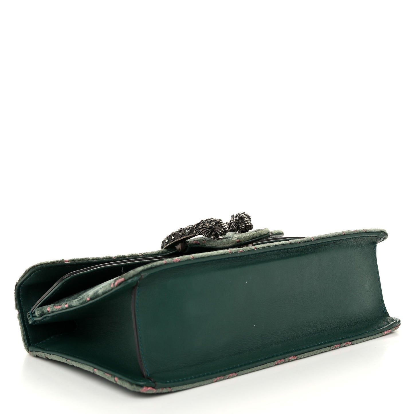 Velvet Moon Calfskin Crystal GG Monogram Small Dionysus Shoulder Bag Avio Dusty Pink Black Diamond