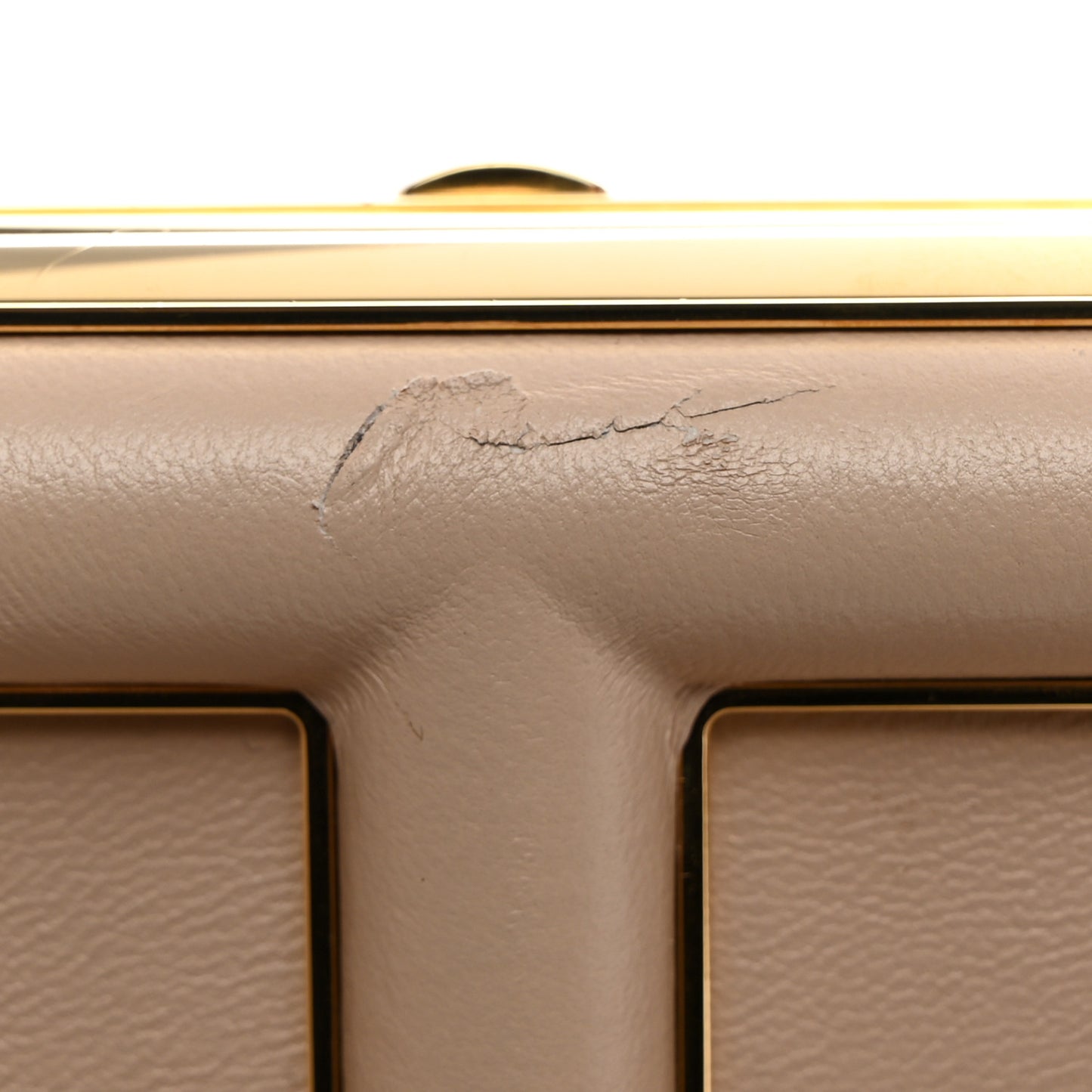 Shiny Nappa Medium Fendi First Poudre
