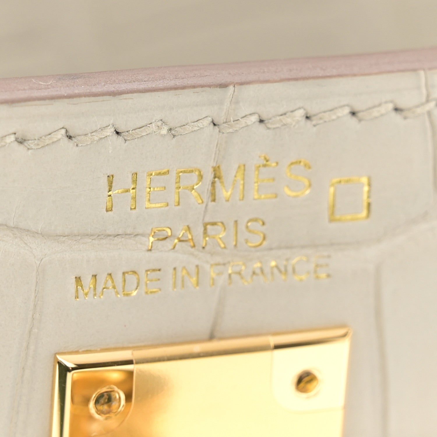 Hermes Matte Alligator Kelly Retourne 25 Beton 6 of 11