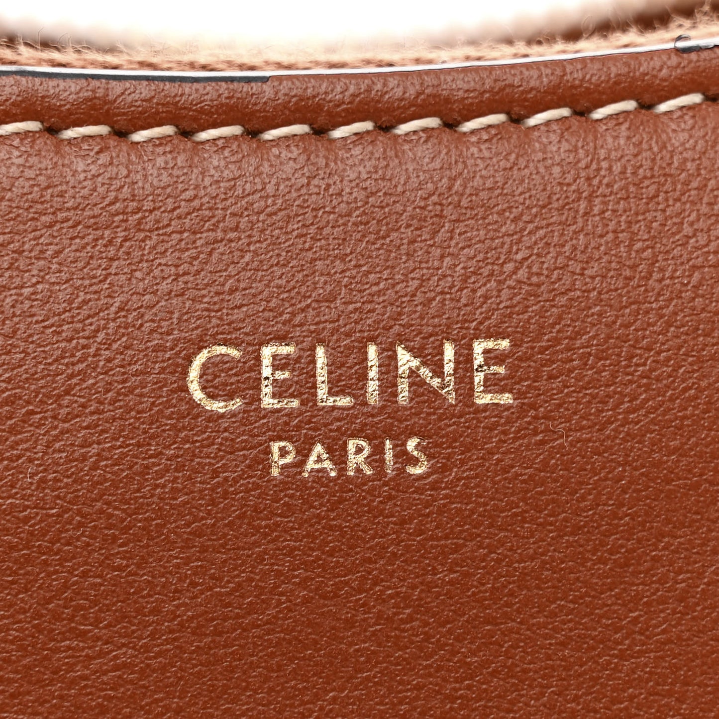 Smooth Calfskin Medium Strap Ava Shoulder Bag Tan