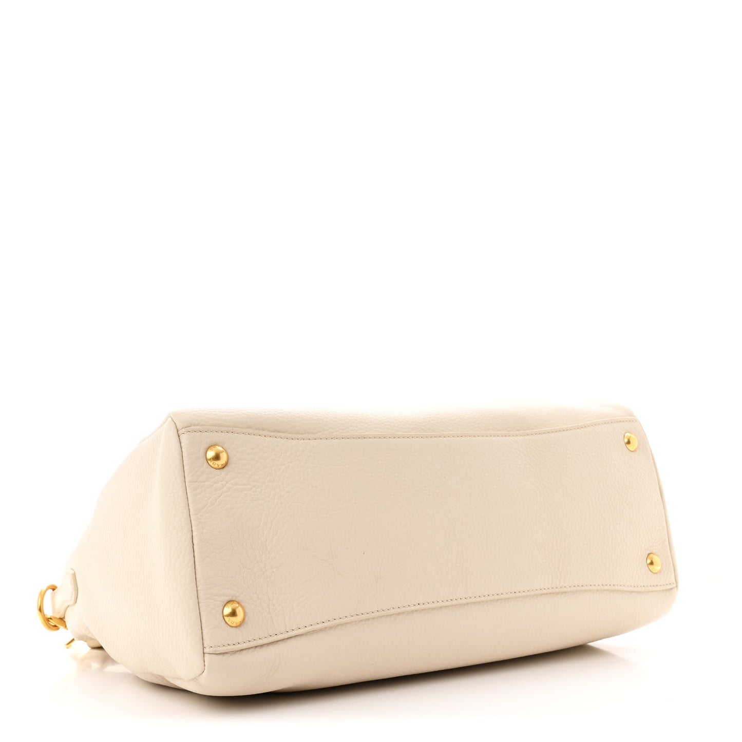 Vitello Daino Bauletto Tote Talco