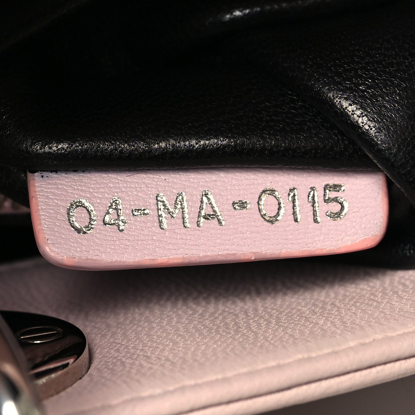 Lambskin Sequin Embroidered Mini Lady Dior Pink