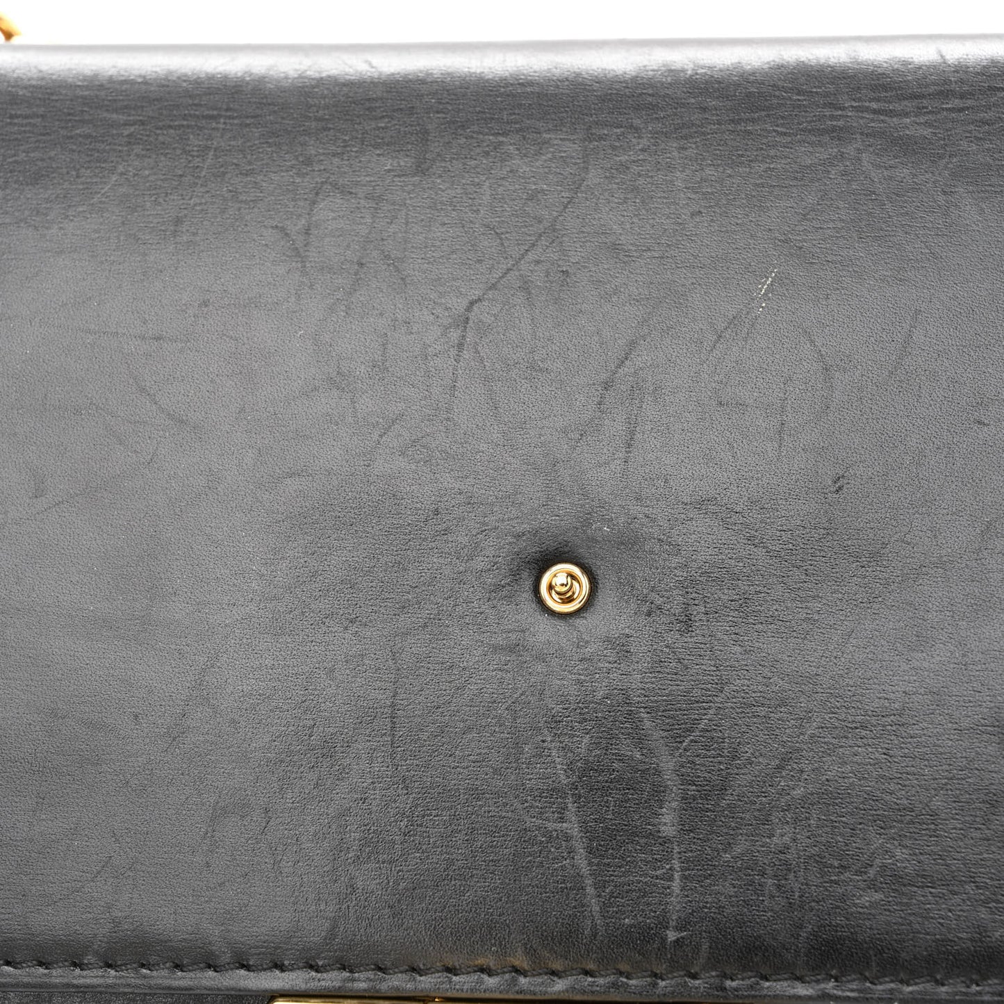 Calfskin Chain Louise MM Black