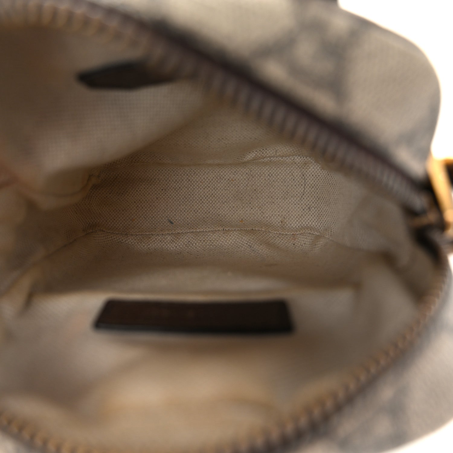 Gucci GG Supreme Monogram Web Mini Ophidia Double Zip Messenger Bag Beige New Acero 5 of 12