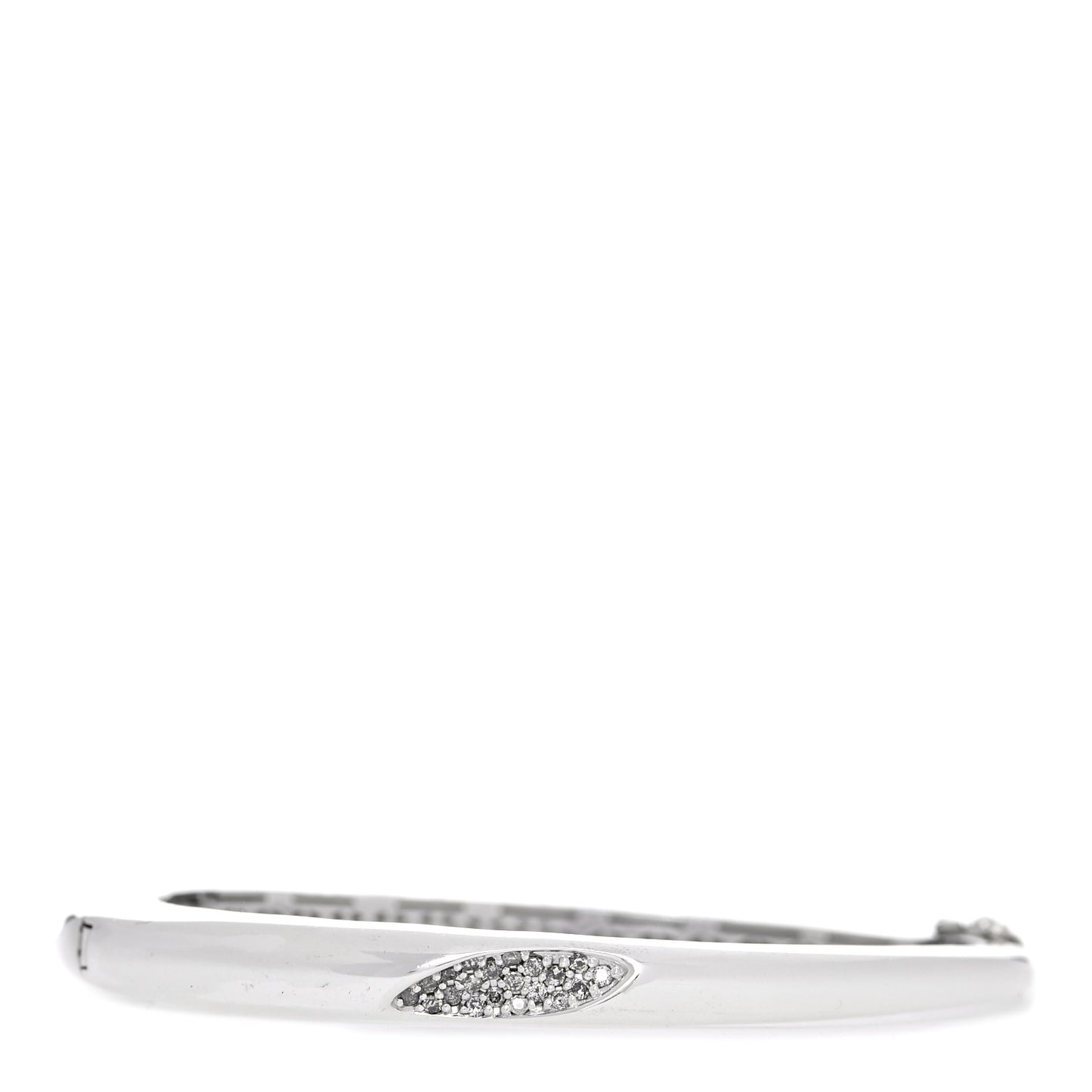 Sterling Silver Diamond Capri Bangle Bracelet