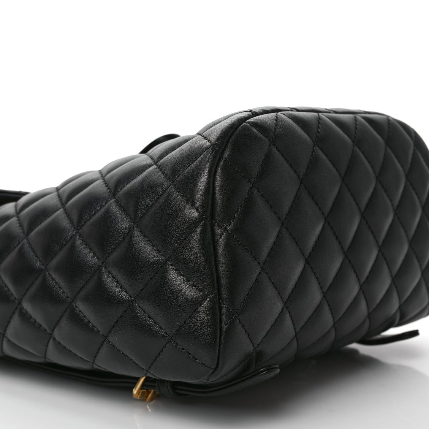 Lambskin Quilted Small Urban Spirit Backpack Black