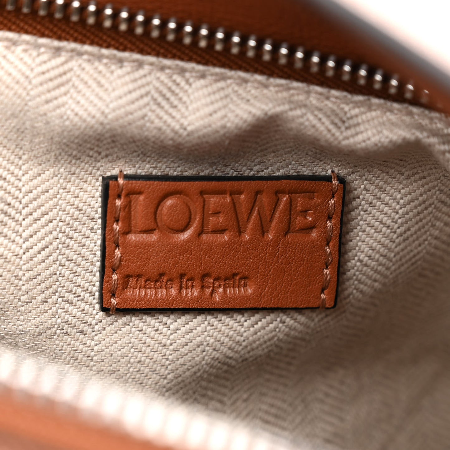 Calfskin Large Puzzle Bag Tan