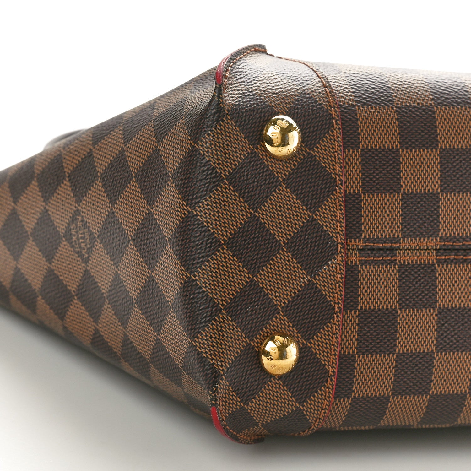 Louis Vuitton Damier Ebene Caissa Tote PM Cherry 8 of 10
