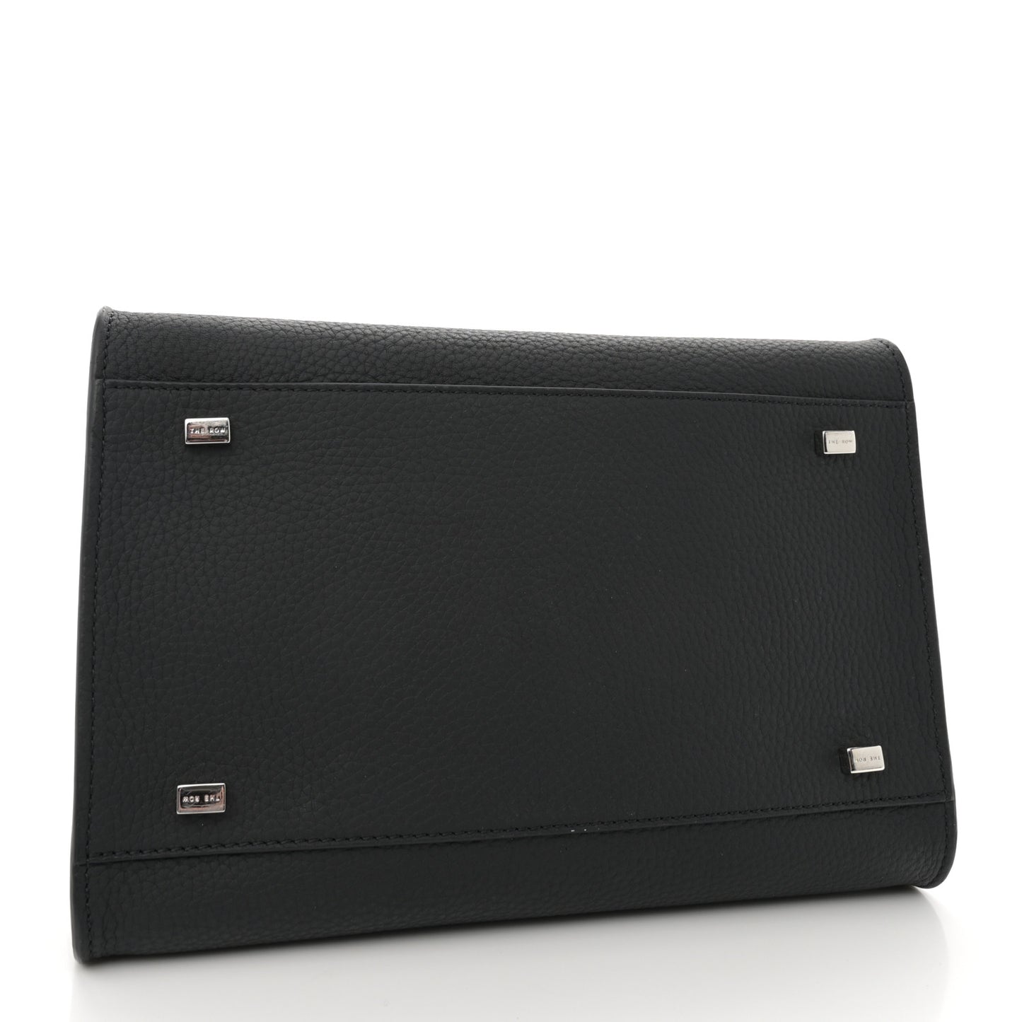 Grained Calfskin Soft Margaux 10 Bag Black