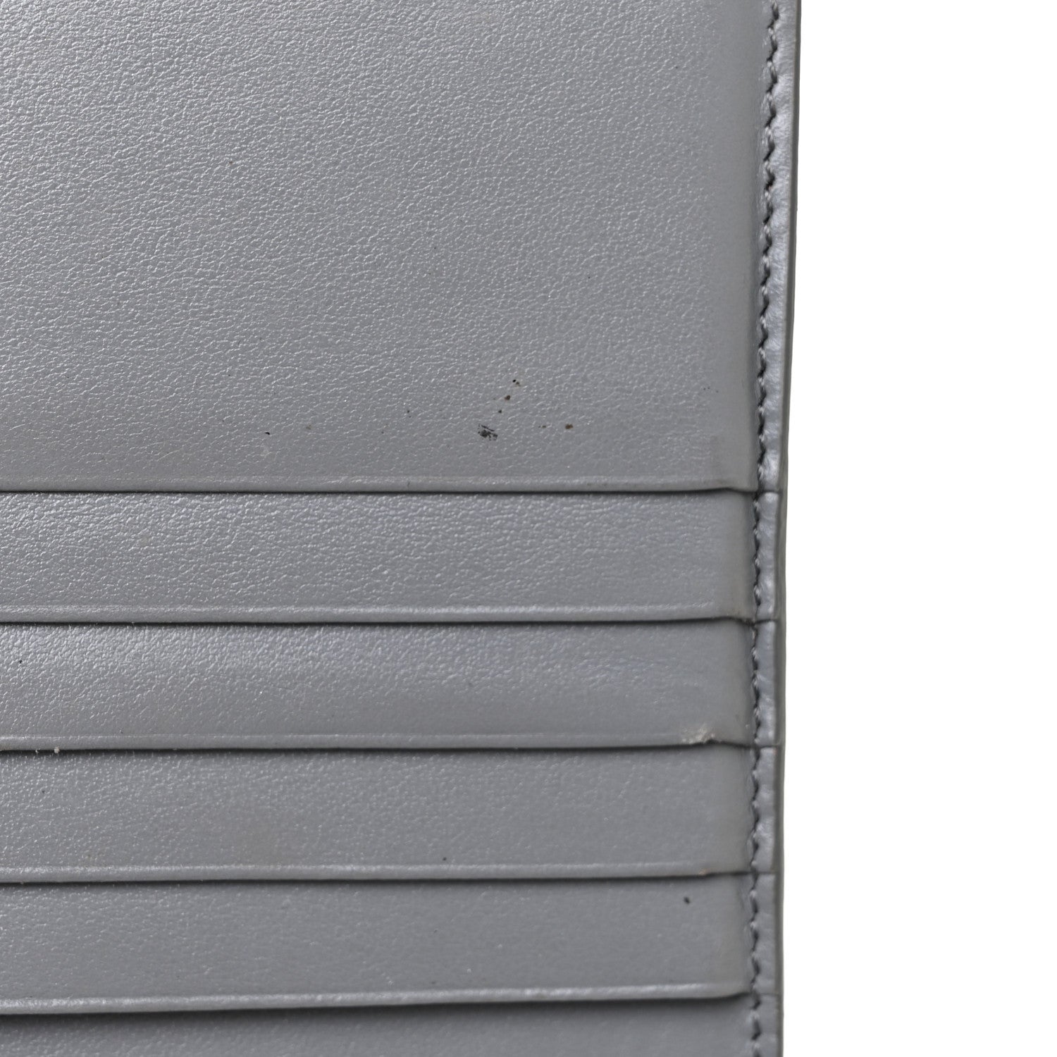 Celine Grained Calfskin Large Multifunction Strap Wallet Grey 11 of 14