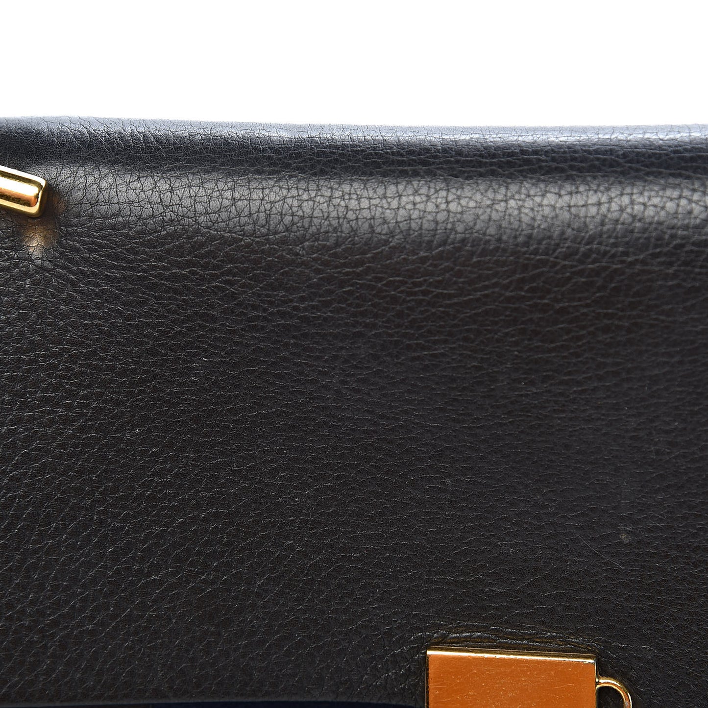 Suede Calfskin Patchwork Drew Shoulder Bag Black