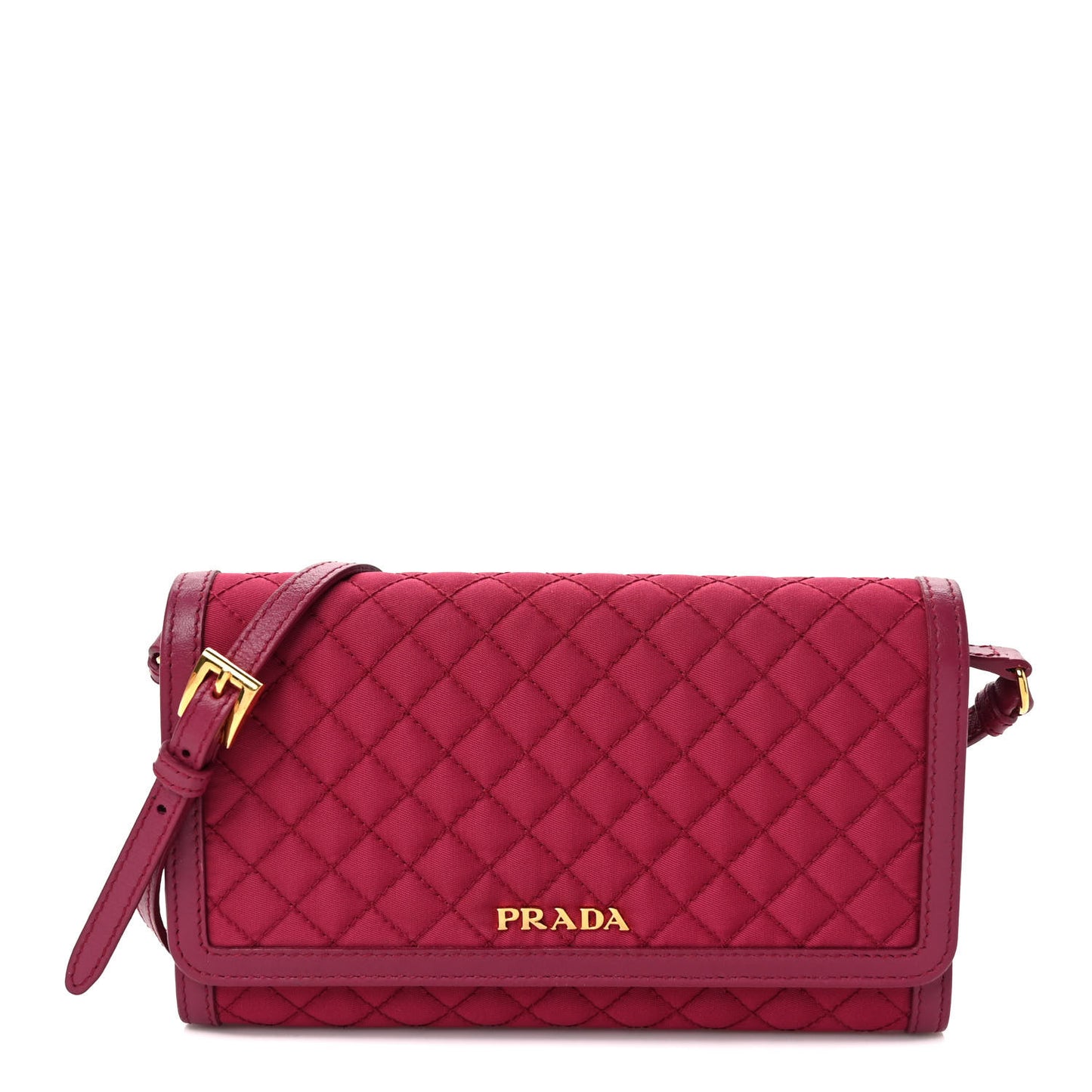 Tessuto Quilted Mini Crossbody Wallet Ibisco