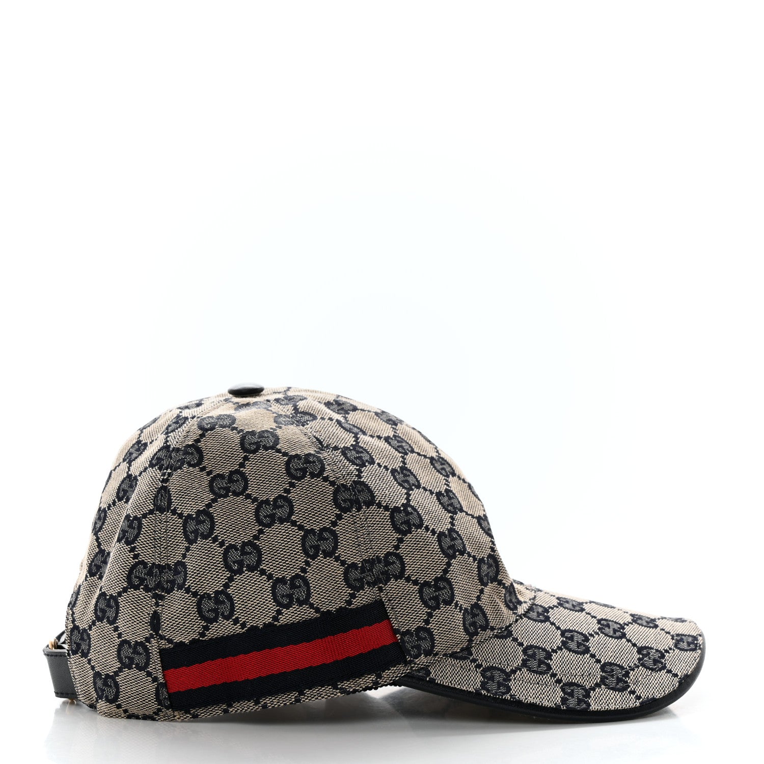 Gucci Monogram Web Baseball Hat M Beige Blue 5 of 8