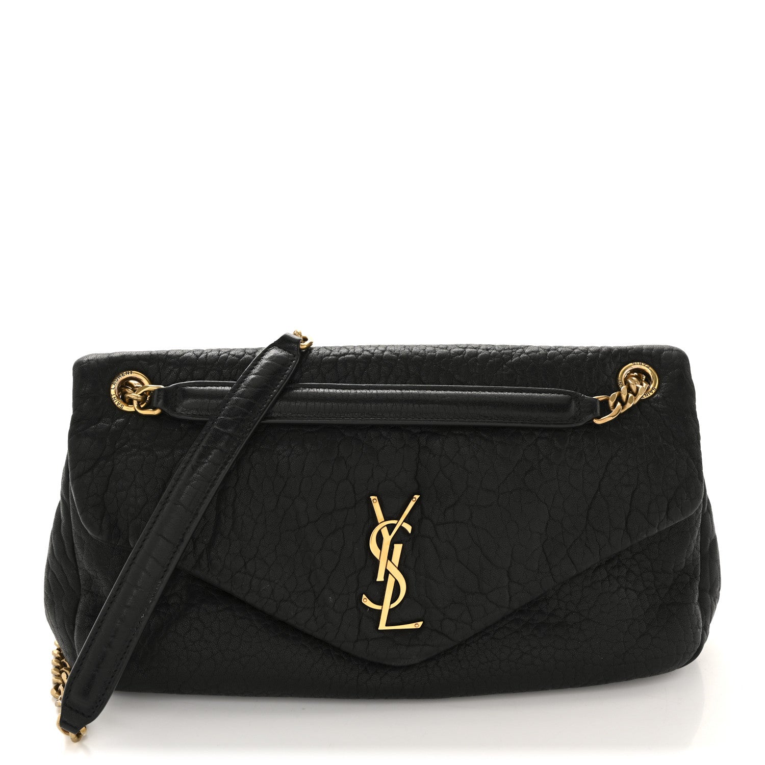 Saint Laurent Grained Lambskin Medium Calypso Black 1798625