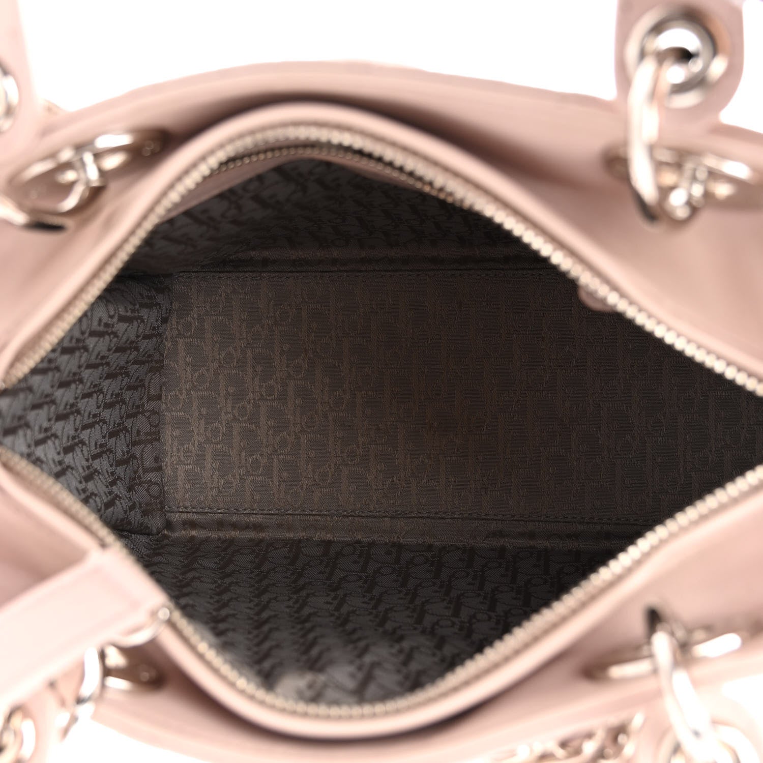 Christian Dior Lambskin Cannage Medium Lady Dior Light Pink 5 of 11