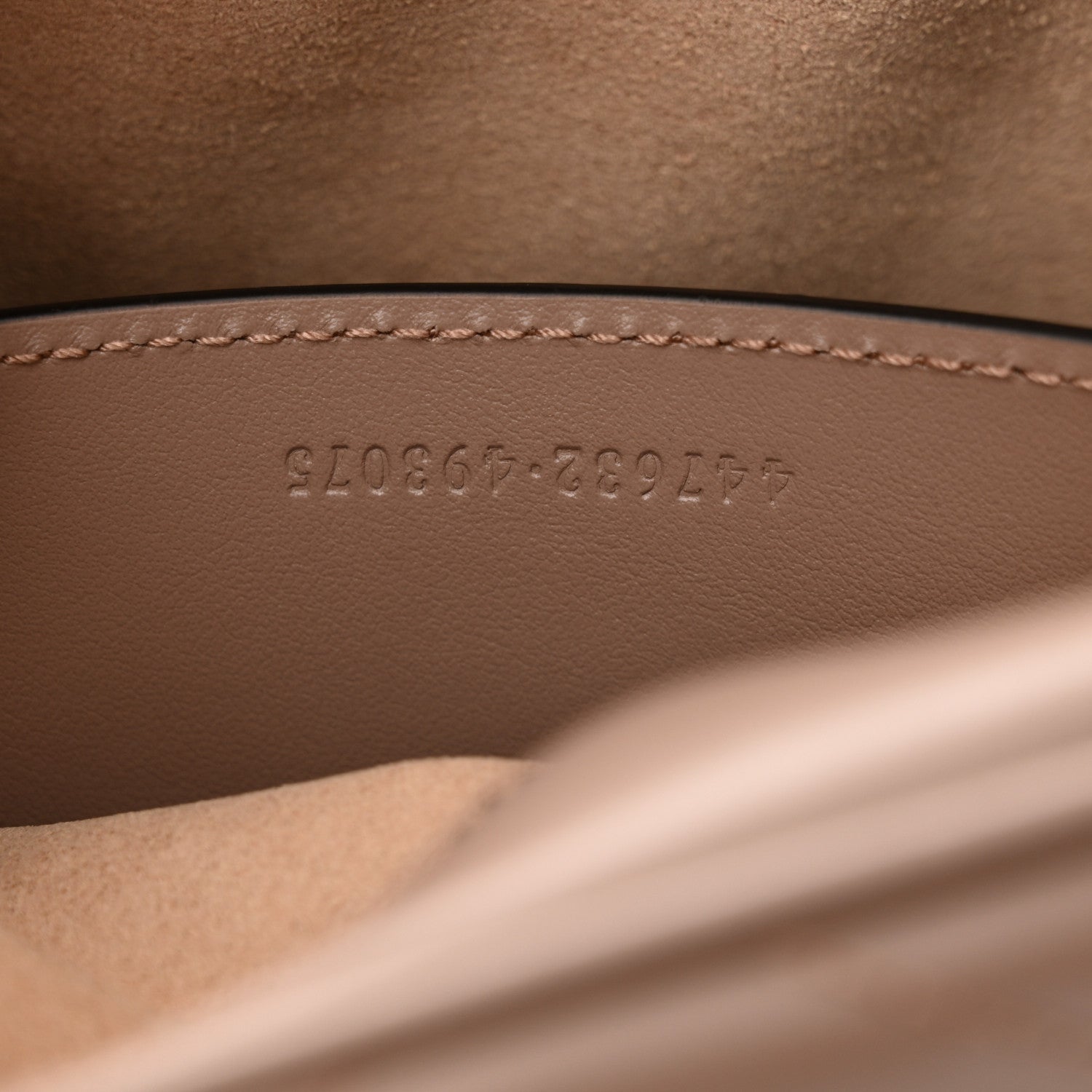 Gucci Calfskin Matelasse Small GG Marmont Chain Shoulder Bag Porcelain Rose 6 of 9