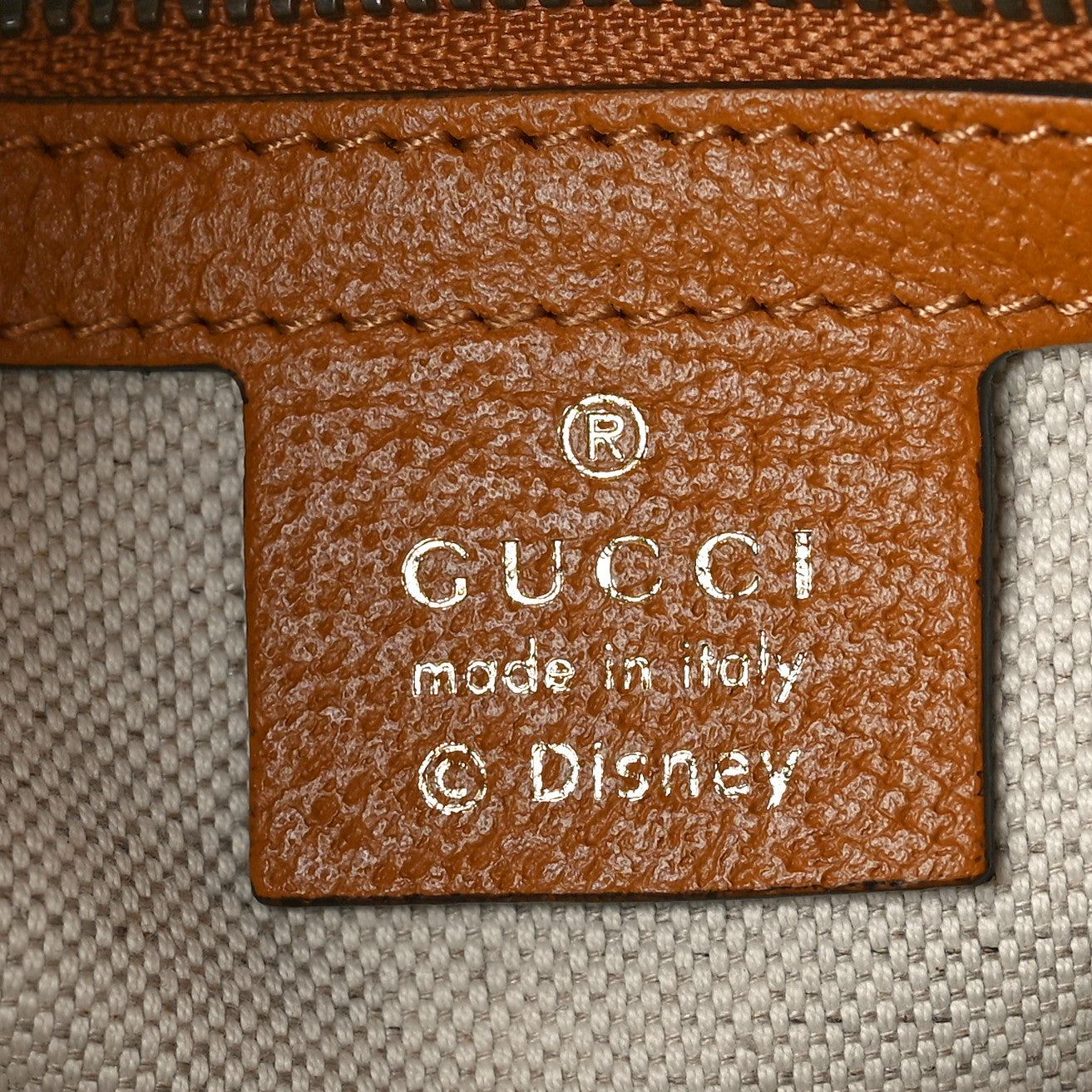X DISNEY Mini Vintage GG Supreme Monogram Mickey Mouse Small Dome Backpack Beige Vintage Sun Oil