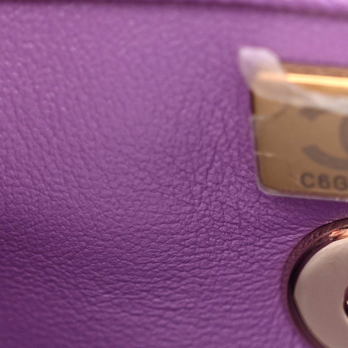 Caviar Quilted Mini Coco Handle Flap Purple