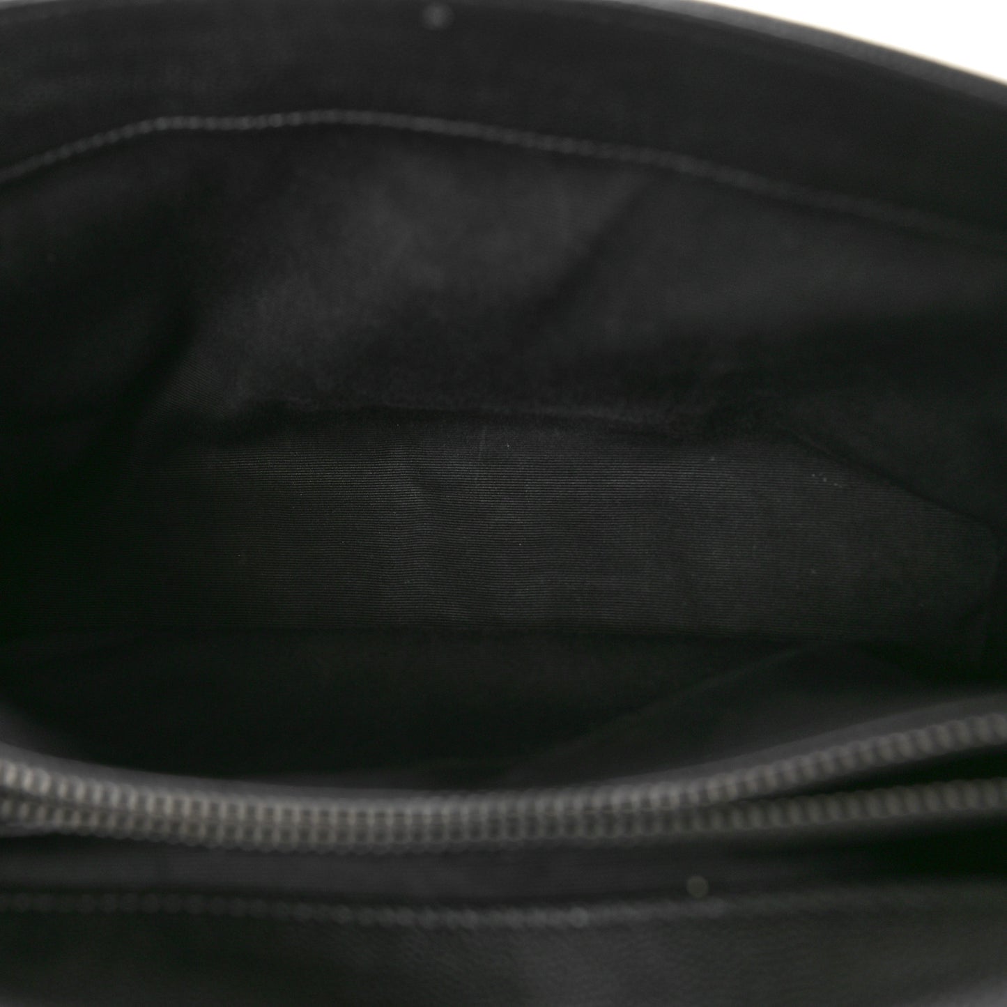 Grain De Poudre Medium West Hollywood Monogram Fold-Over Black