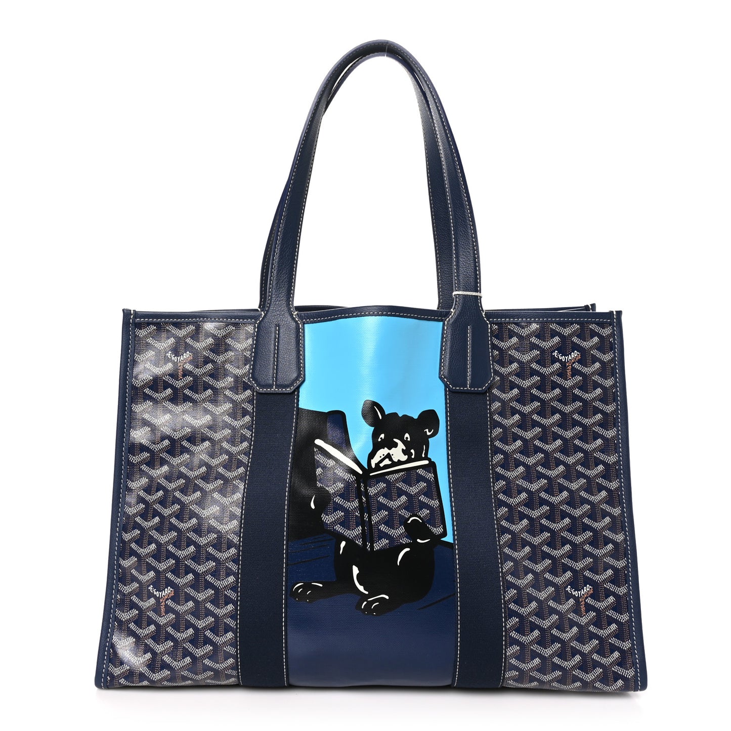 Goyardine Villette Tote Blue
