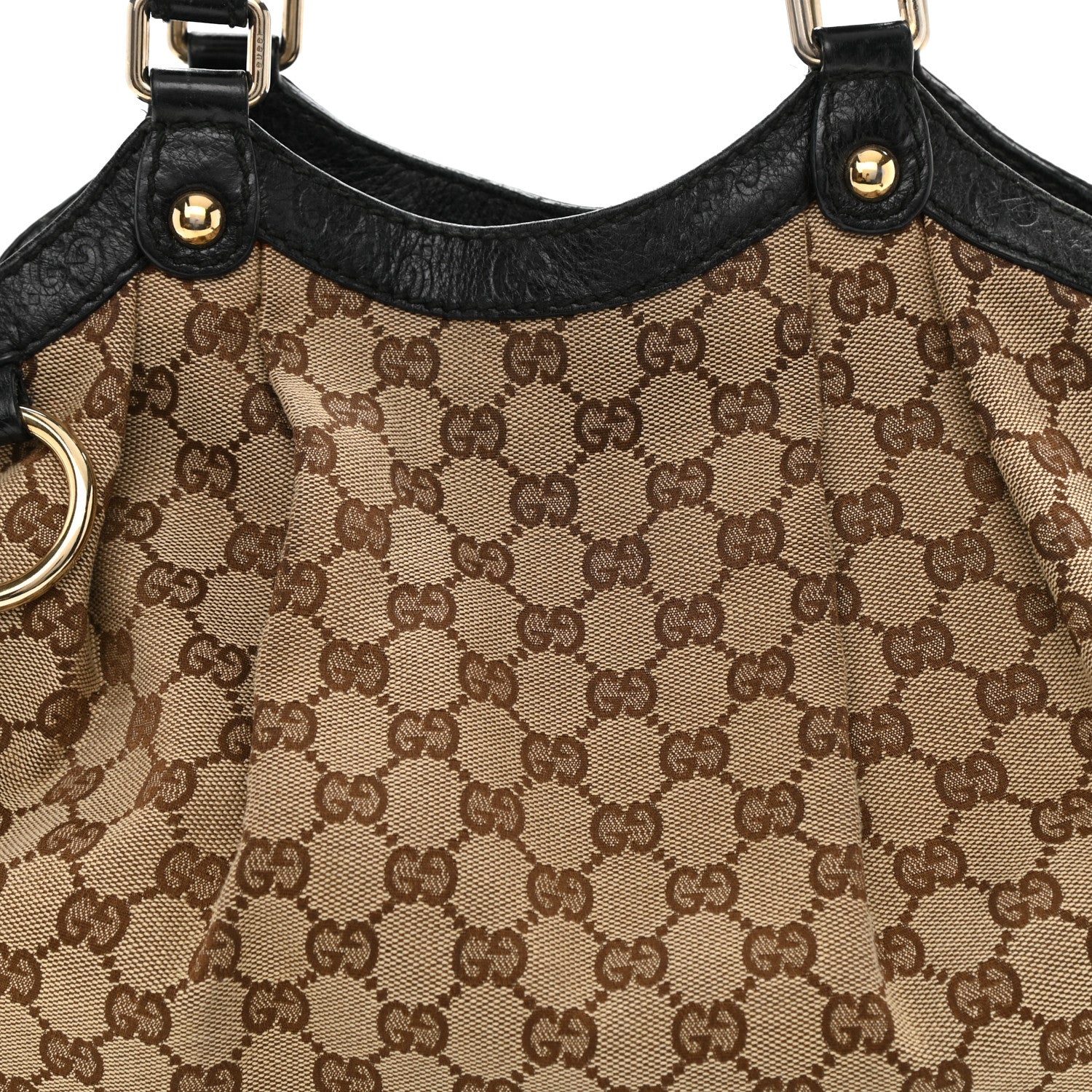 Gucci Monogram Medium Sukey Tote Beige Ebony Black 7 of 14