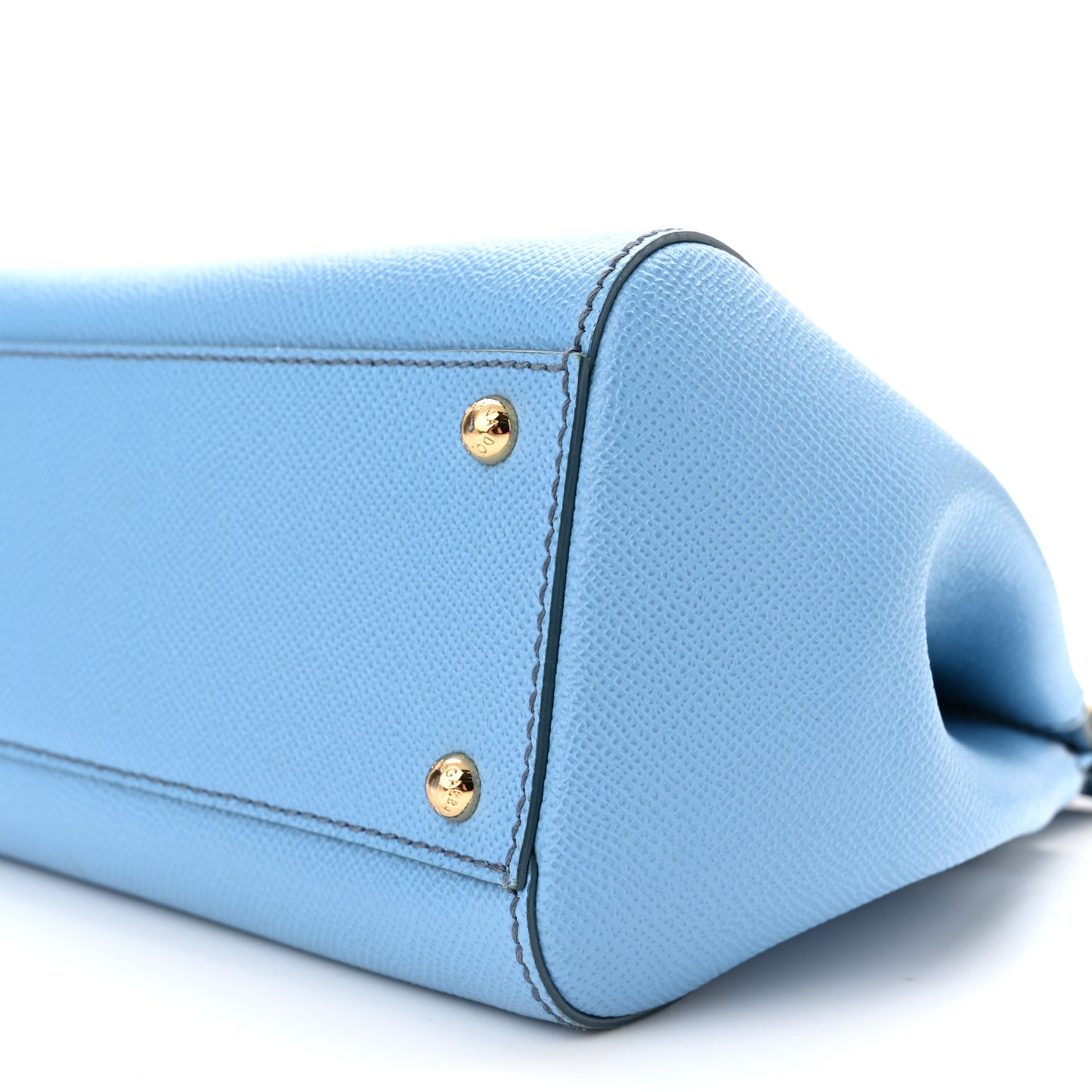 Dauphine Calfskin Medium Miss Sicily Satchel Light Blue