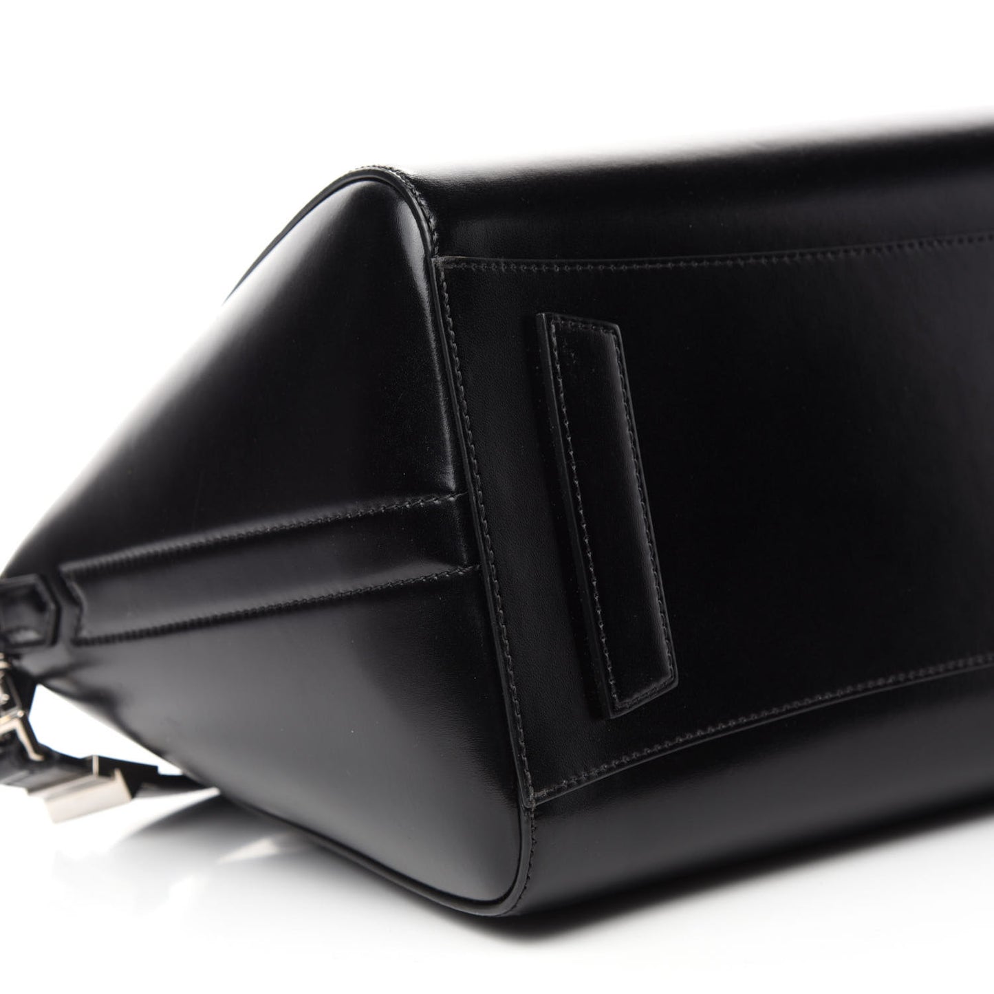 Shiny Lord Calfskin Medium Antigona Black