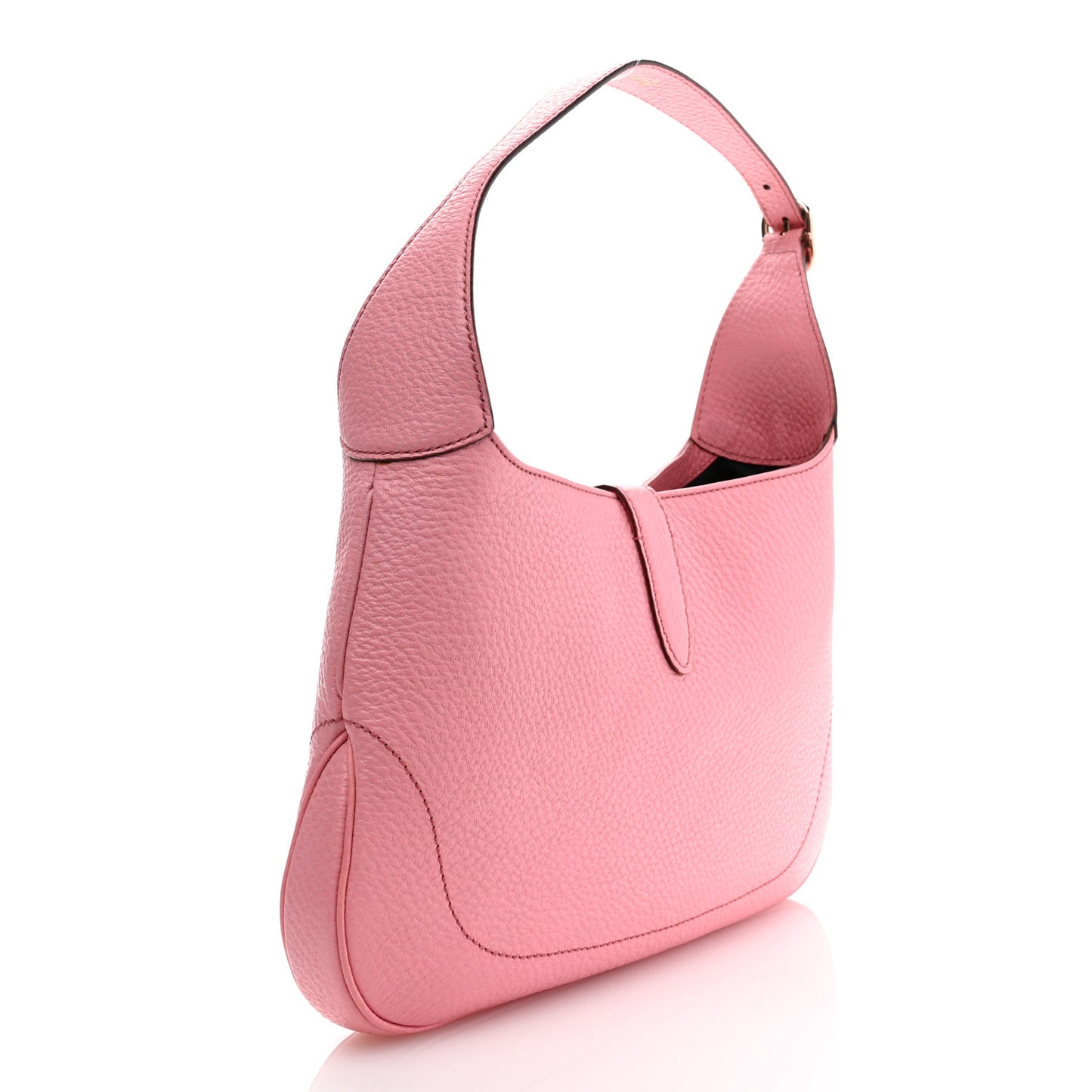 Soft Grained Calfskin Small Jackie O Hobo Iris Rose