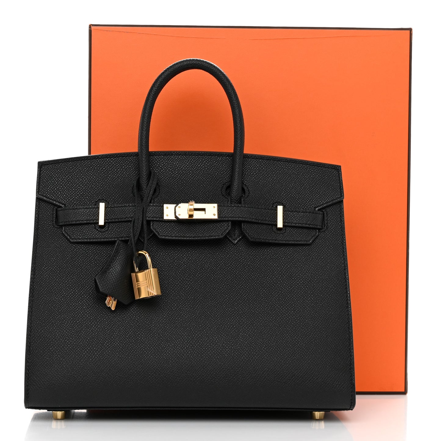 Epsom Birkin Sellier 25 Black
