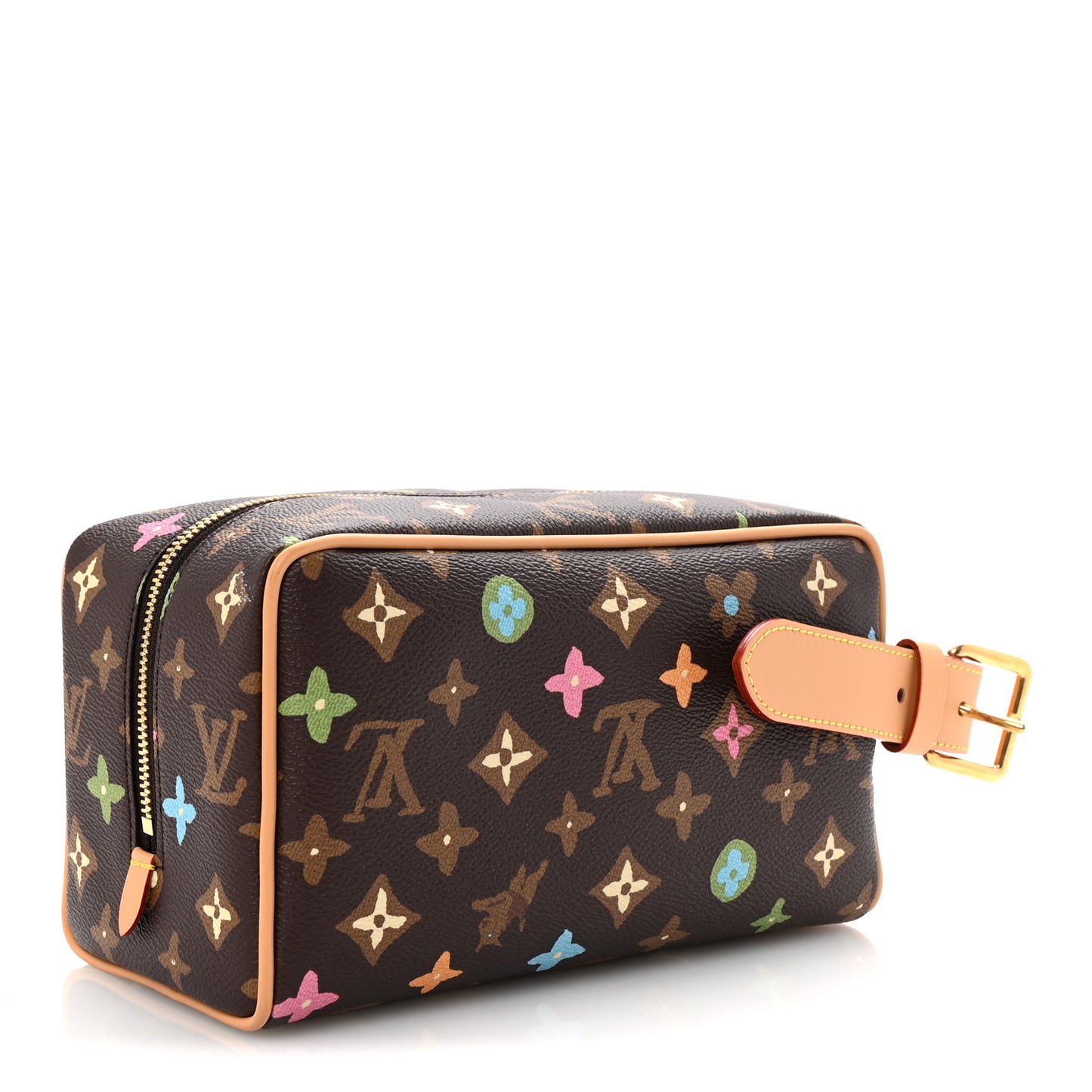 Monogram Craggy Locket Dopp Kit Chocolate