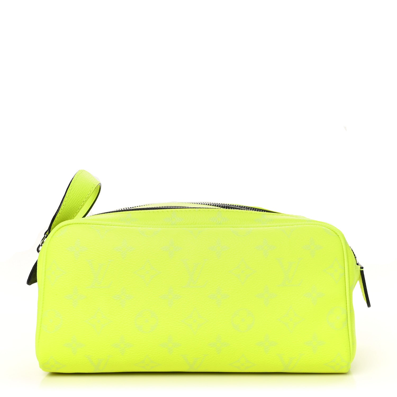 Louis Vuitton Taigarama Dopp Kit Toilet Pouch Neon Yellow 1619137