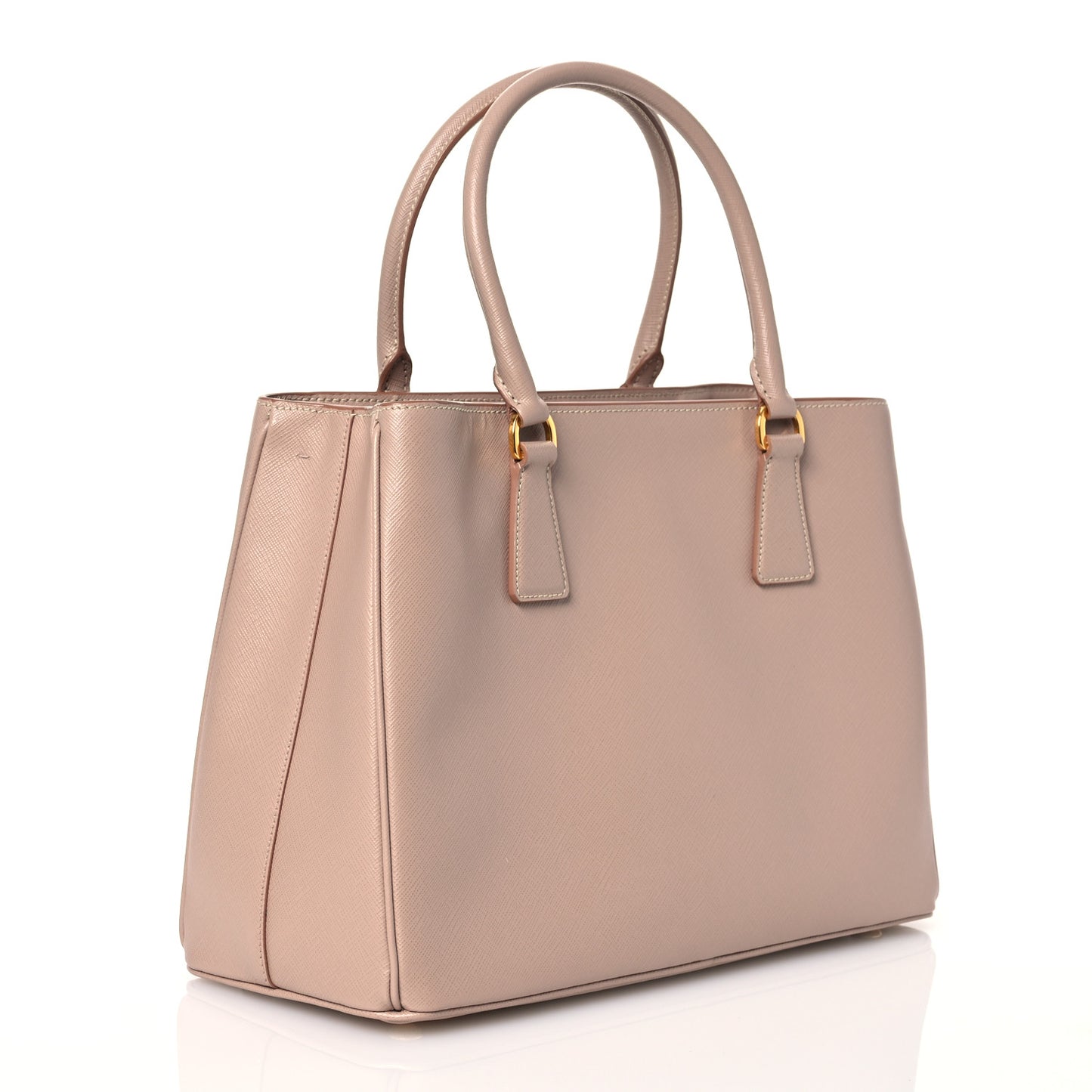 Saffiano Lux Medium Tote Cammeo