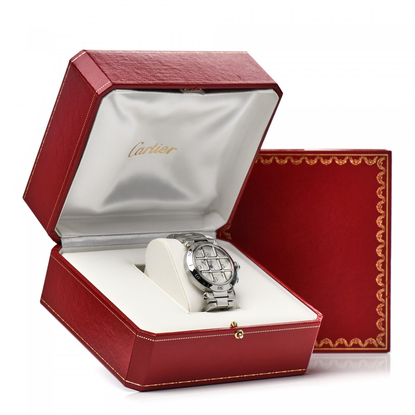 Stainless Steel 38mm Pasha C Grille Automatic Watch