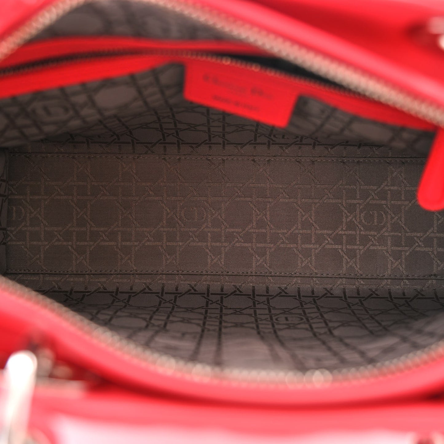 Lambskin Cannage Large Lady Dior Pink