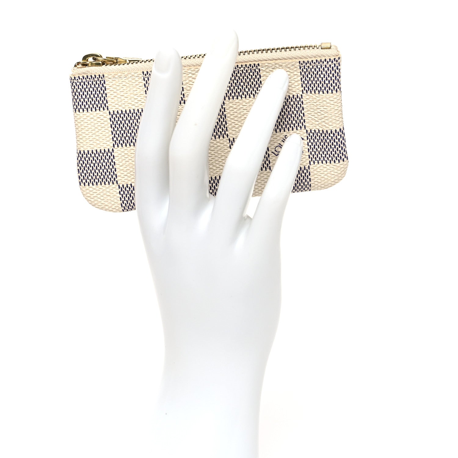 Louis Vuitton Damier Azur Key Pouch 2 of 6