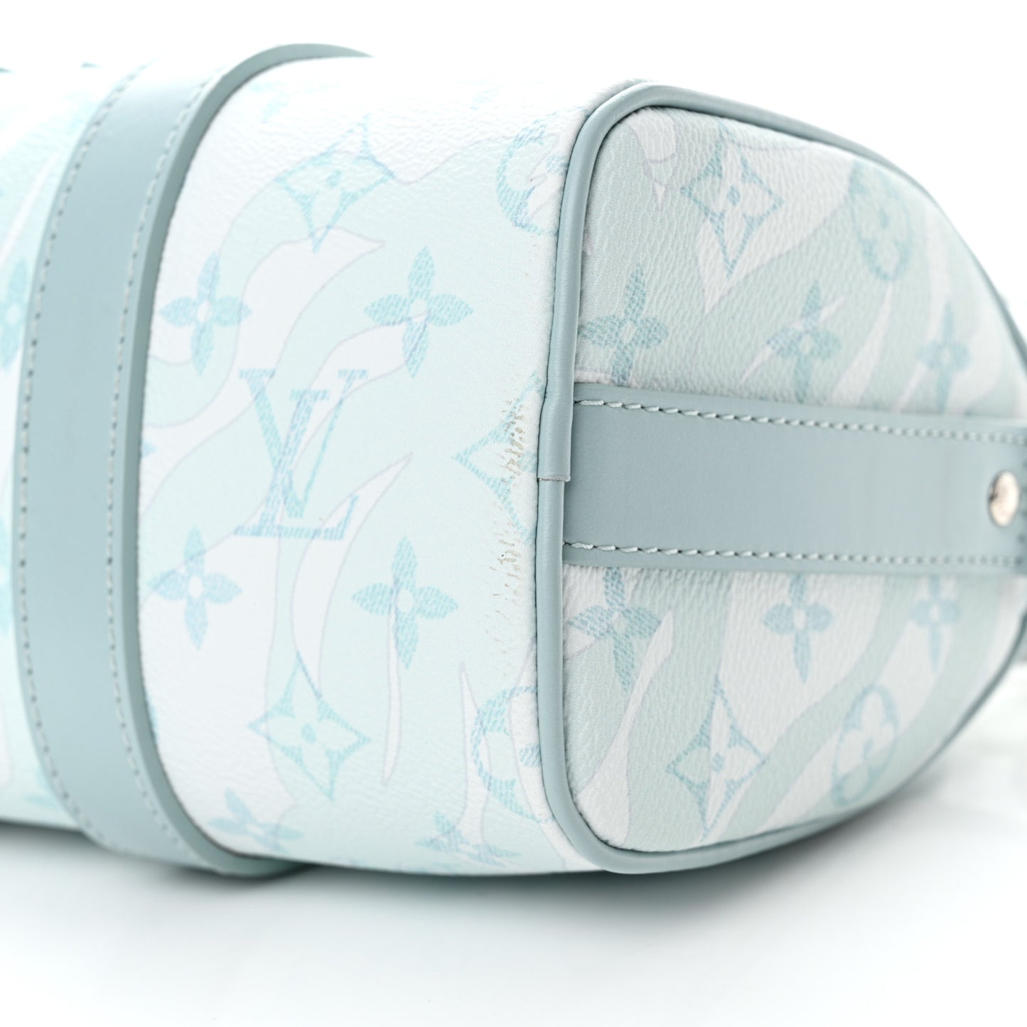 Monogram Aquagarden Keepall Bandouliere 25 Crystal Blue