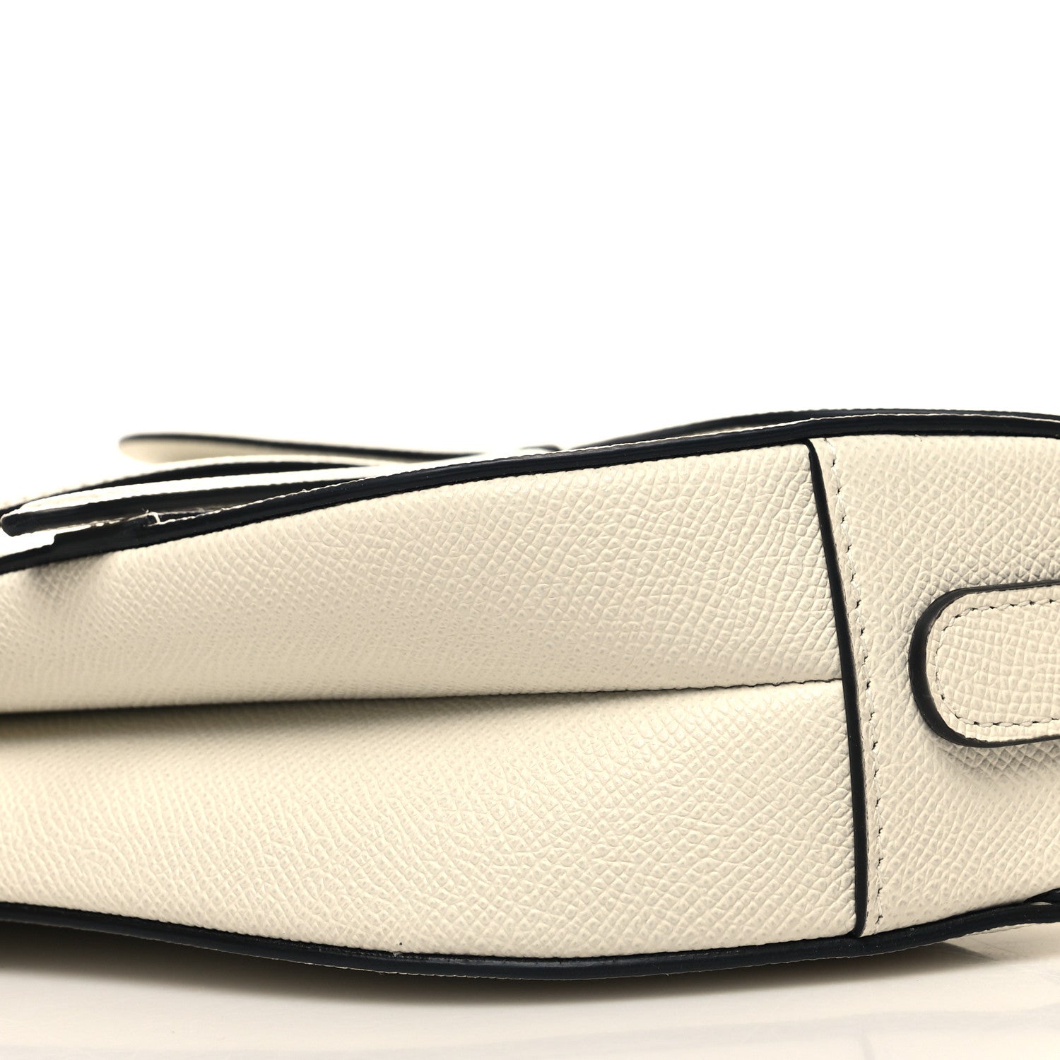 Christian Dior Grained Calfskin Saddle Bag With Strap Latte 9 of 9