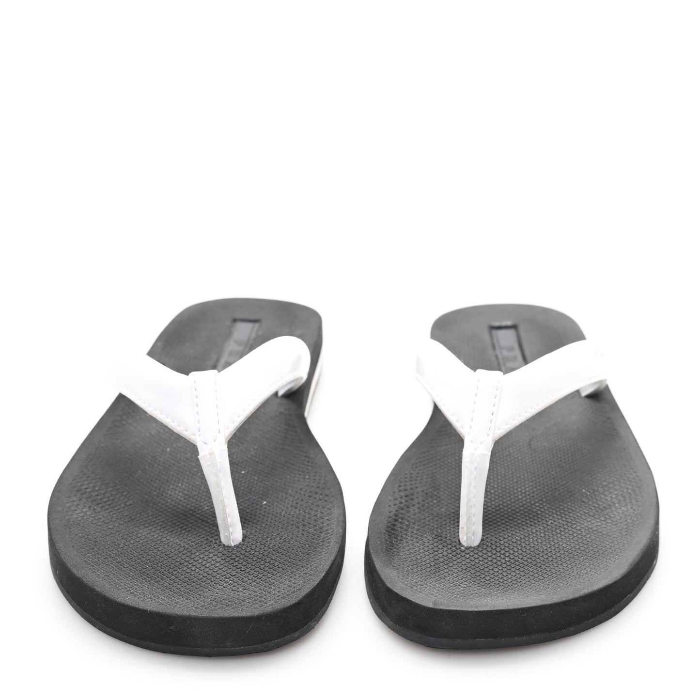 Vernice Thong Sandals 37 Bianco