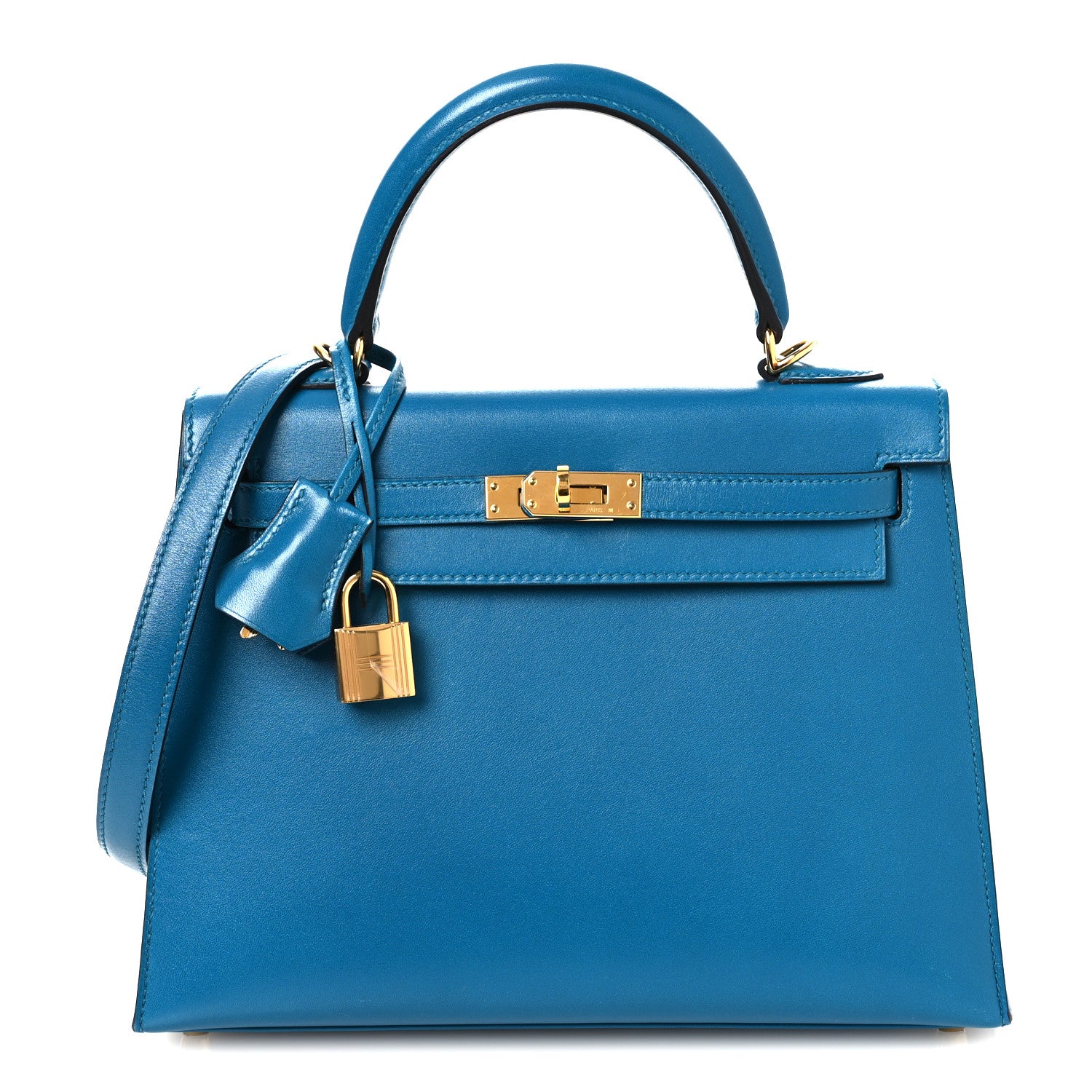 Hermes Box Kelly Sellier 25 Bleu Izmir 1834308 – FASHIONPHILE