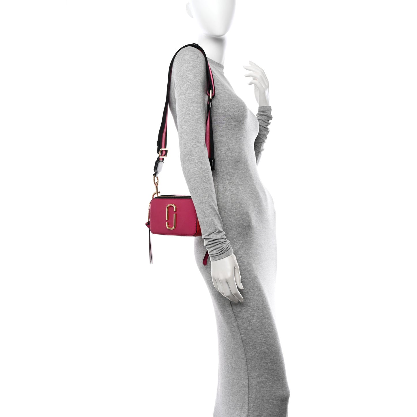 Saffiano Small Snapshot Camera Bag Hibiscus Multicolor