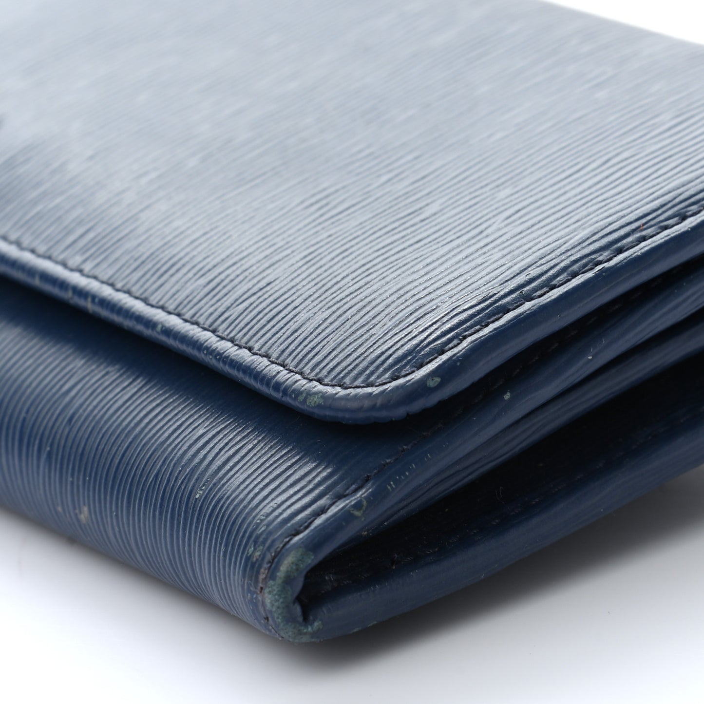Vitello Move Bi-Color Continental Flap Travel Wallet Bluette Astrale