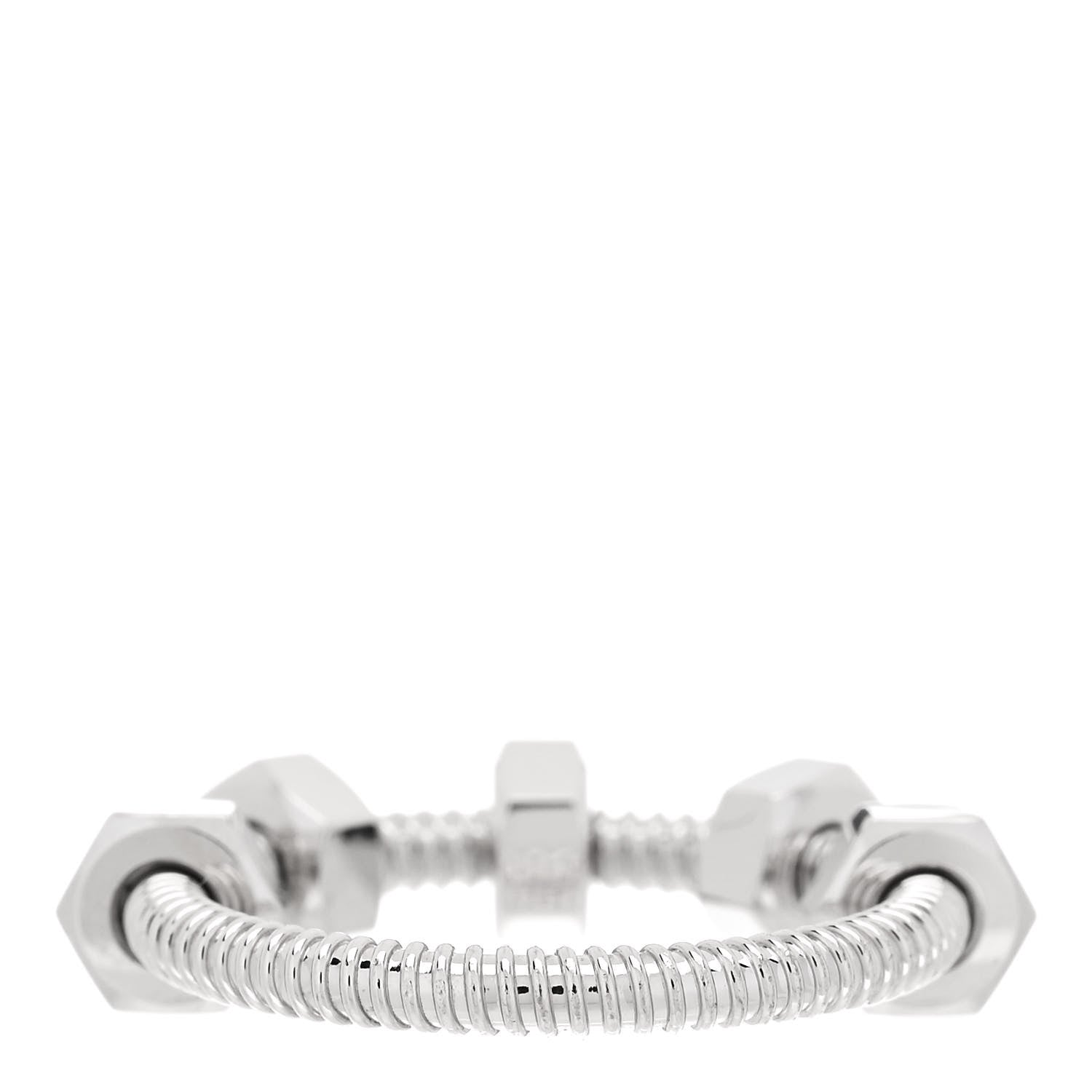 Cartier 18K White Gold Ecrou De Cartier Ring 52 6 3 of 4