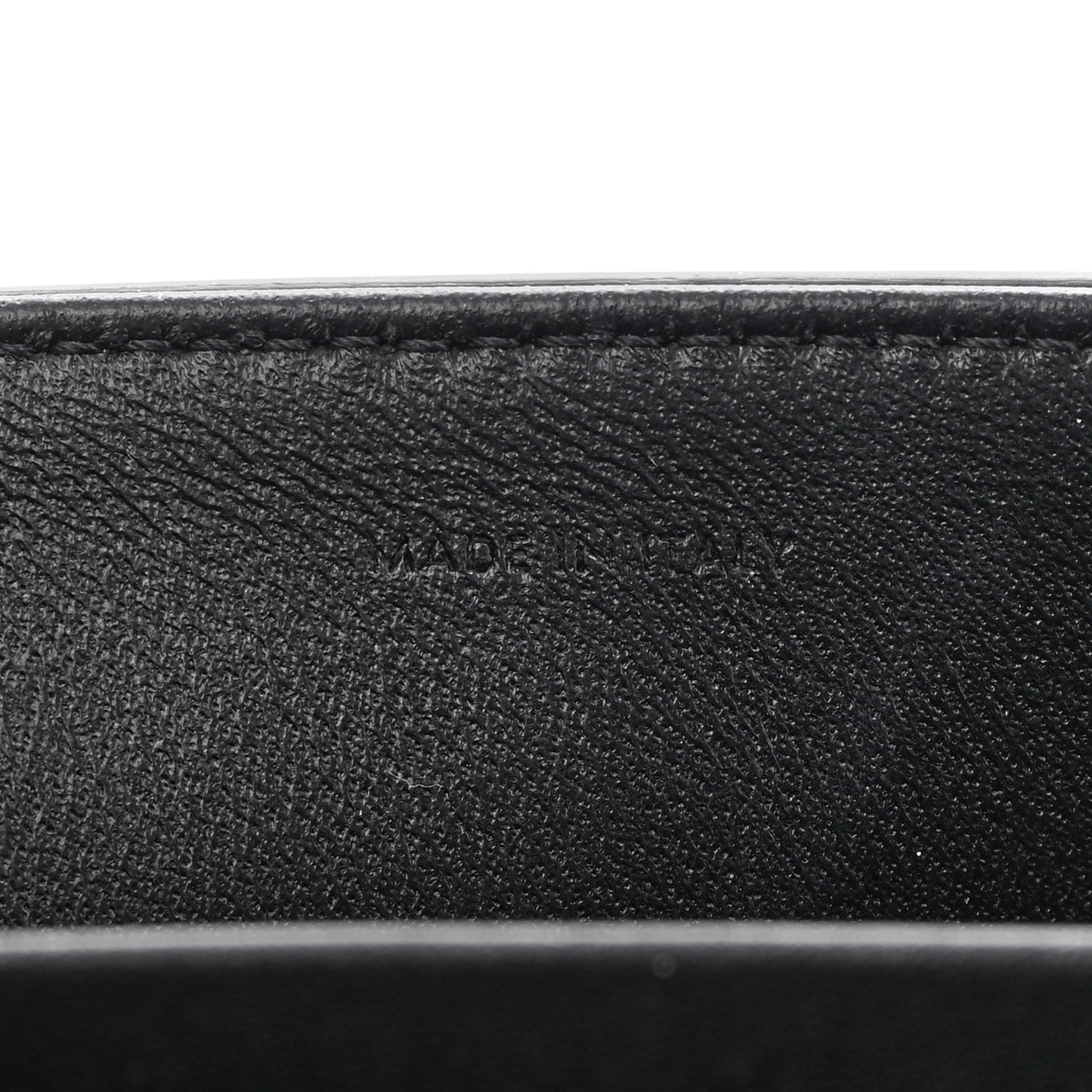 Shiny Calfskin Triomphe Chain Shoulder Bag Black