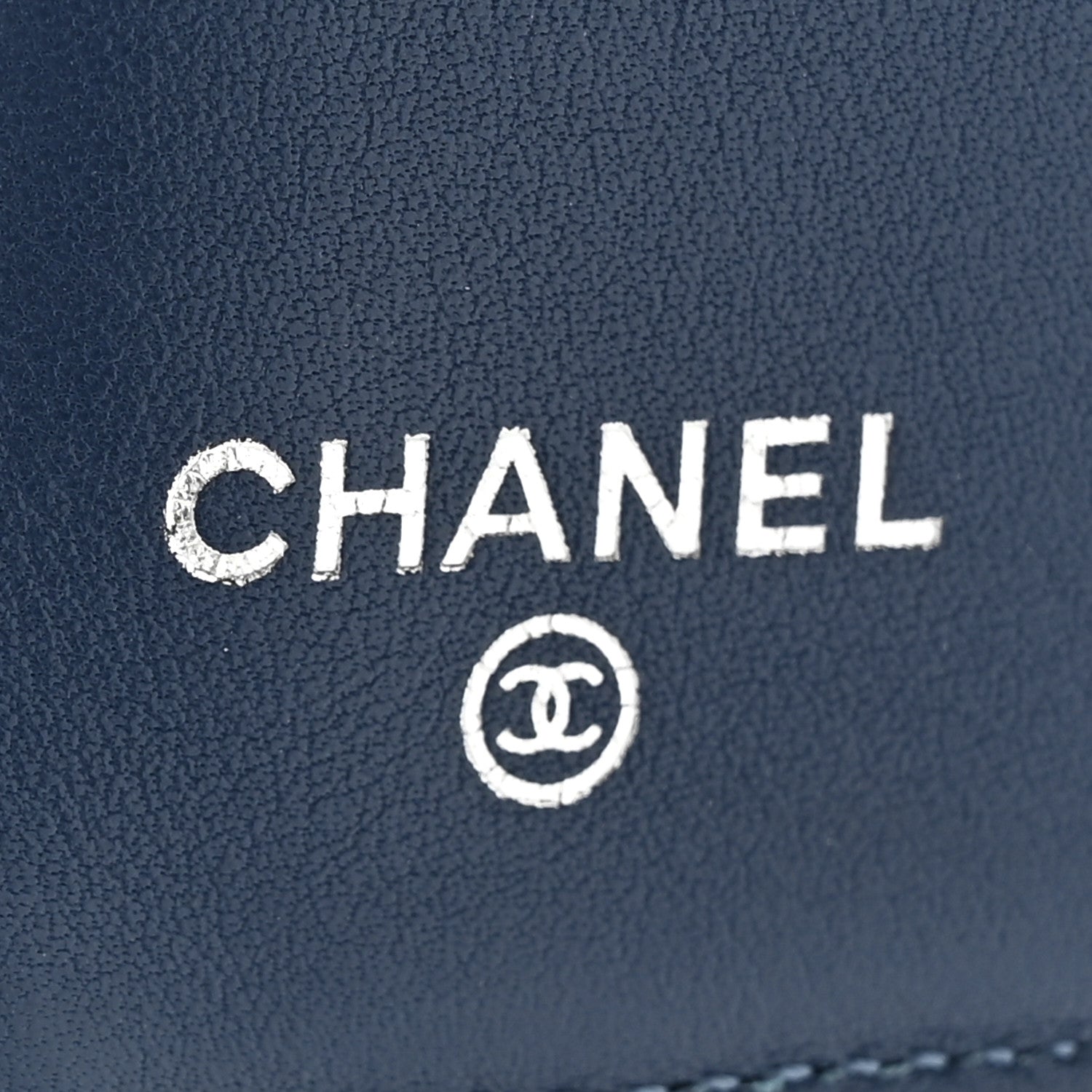 Chanel Patent Quilted Brilliant Zipped Pocket Wallet Blue 7 of 12