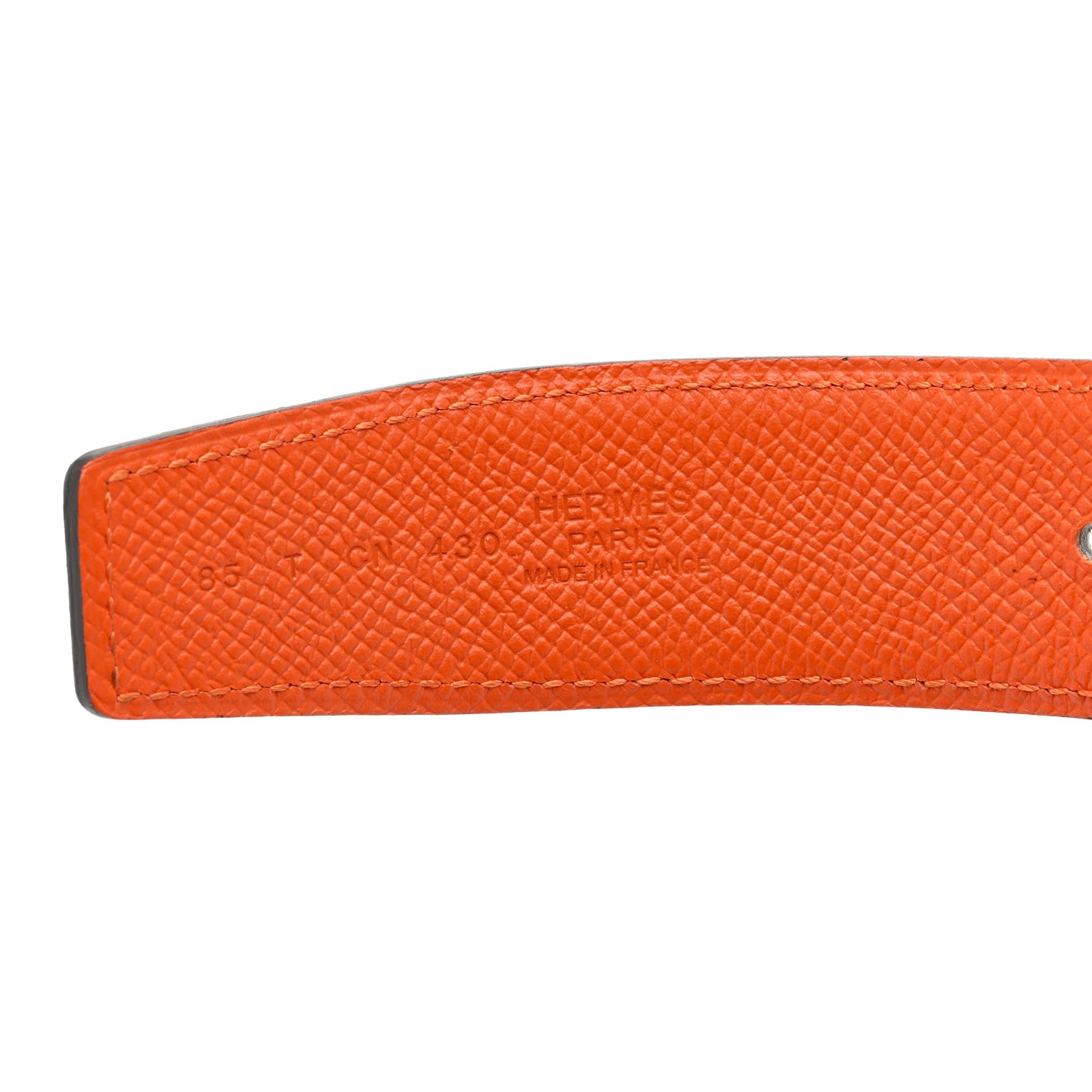 Swift Epsom 24mm Collier De Chien CDC Belt 85 34 White Orange