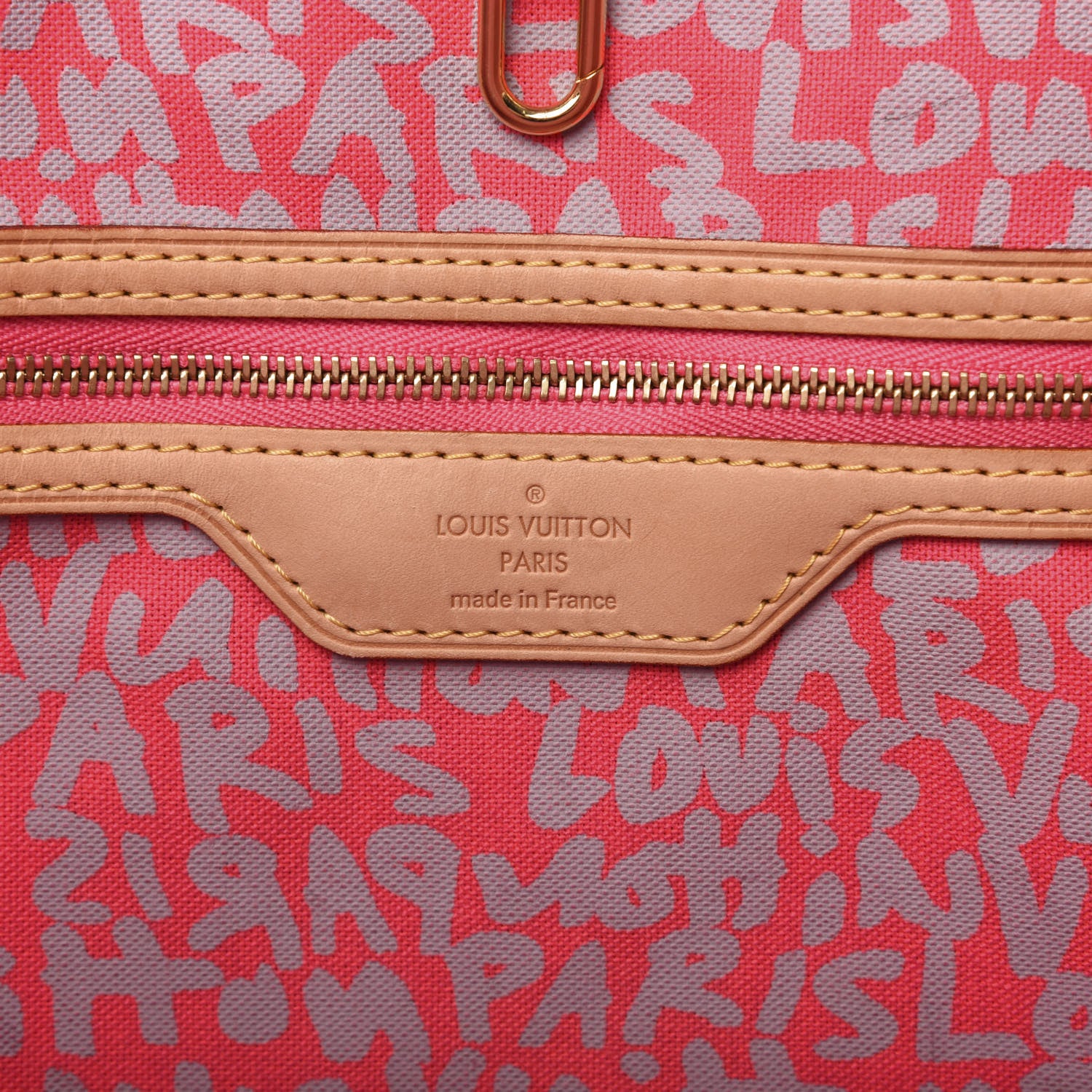 Louis Vuitton Monogram Graffiti Neverfull GM Fuchsia 6 of 12