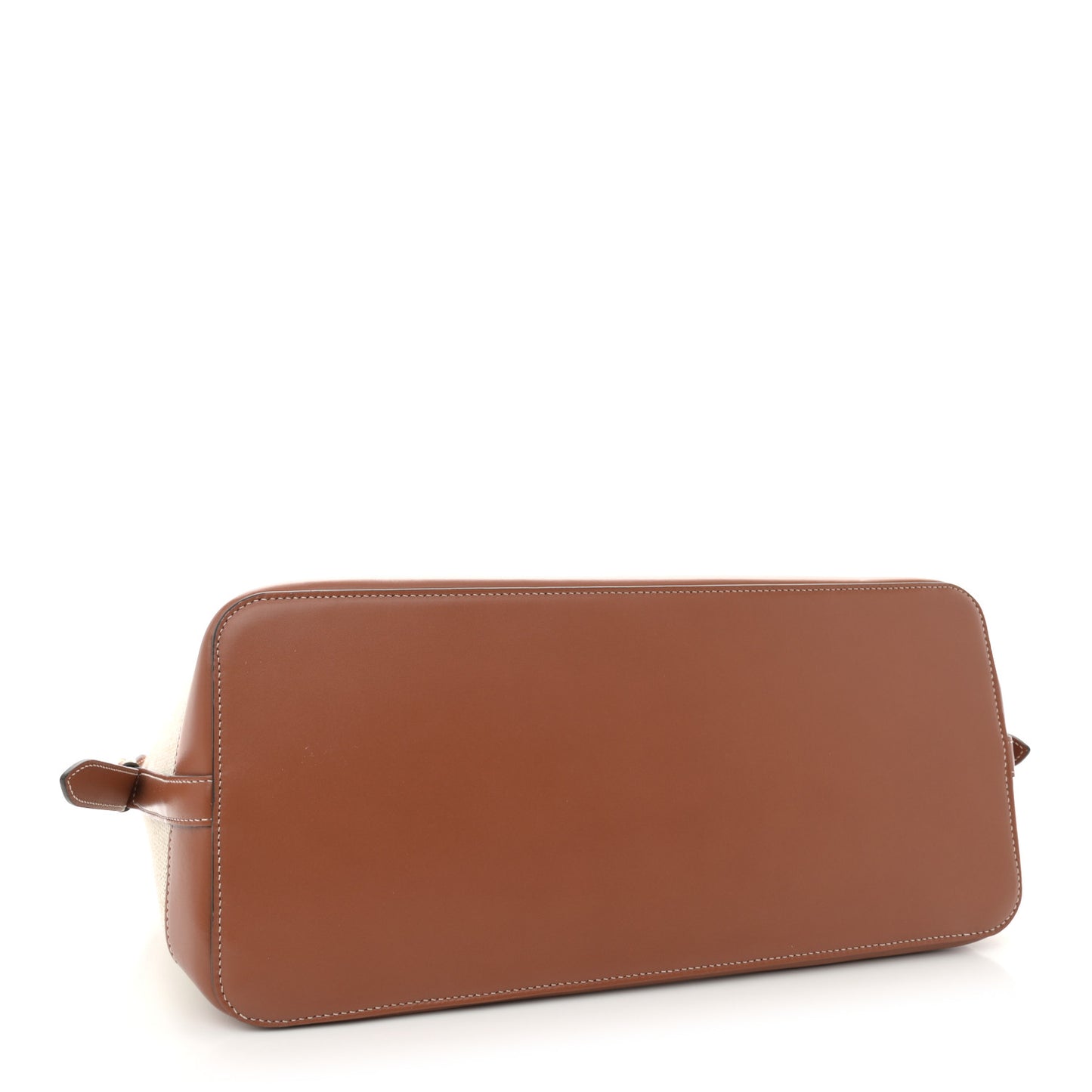 Grained Calfskin Medium Cabas De France Natural Tan